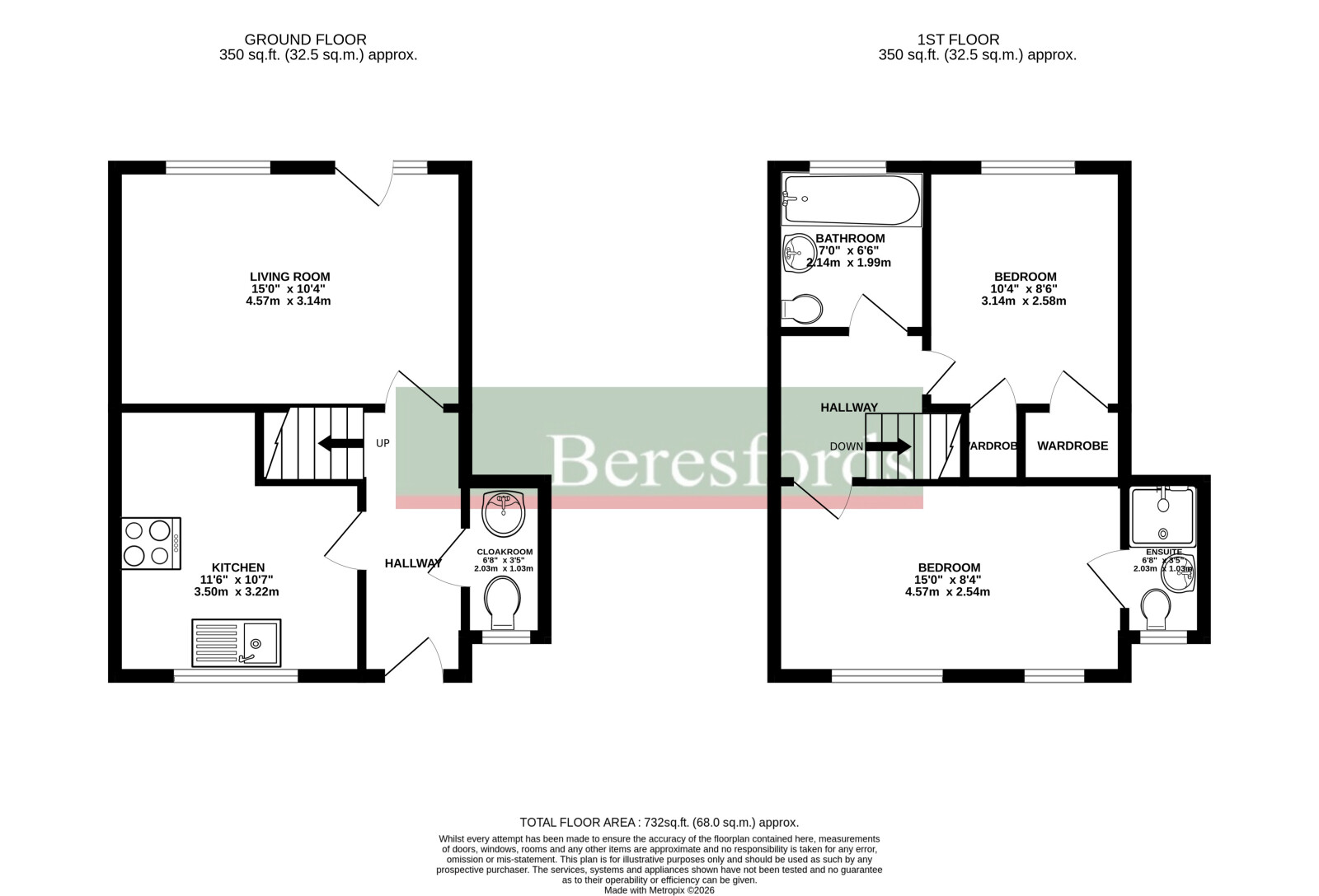 2, Sandford Court, Chelmsford floorplan