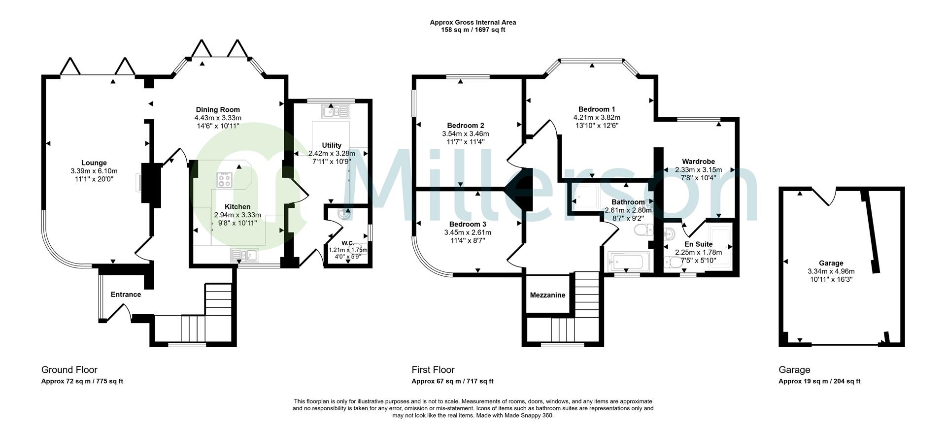 16, Sawles Road, St. Austell floorplan