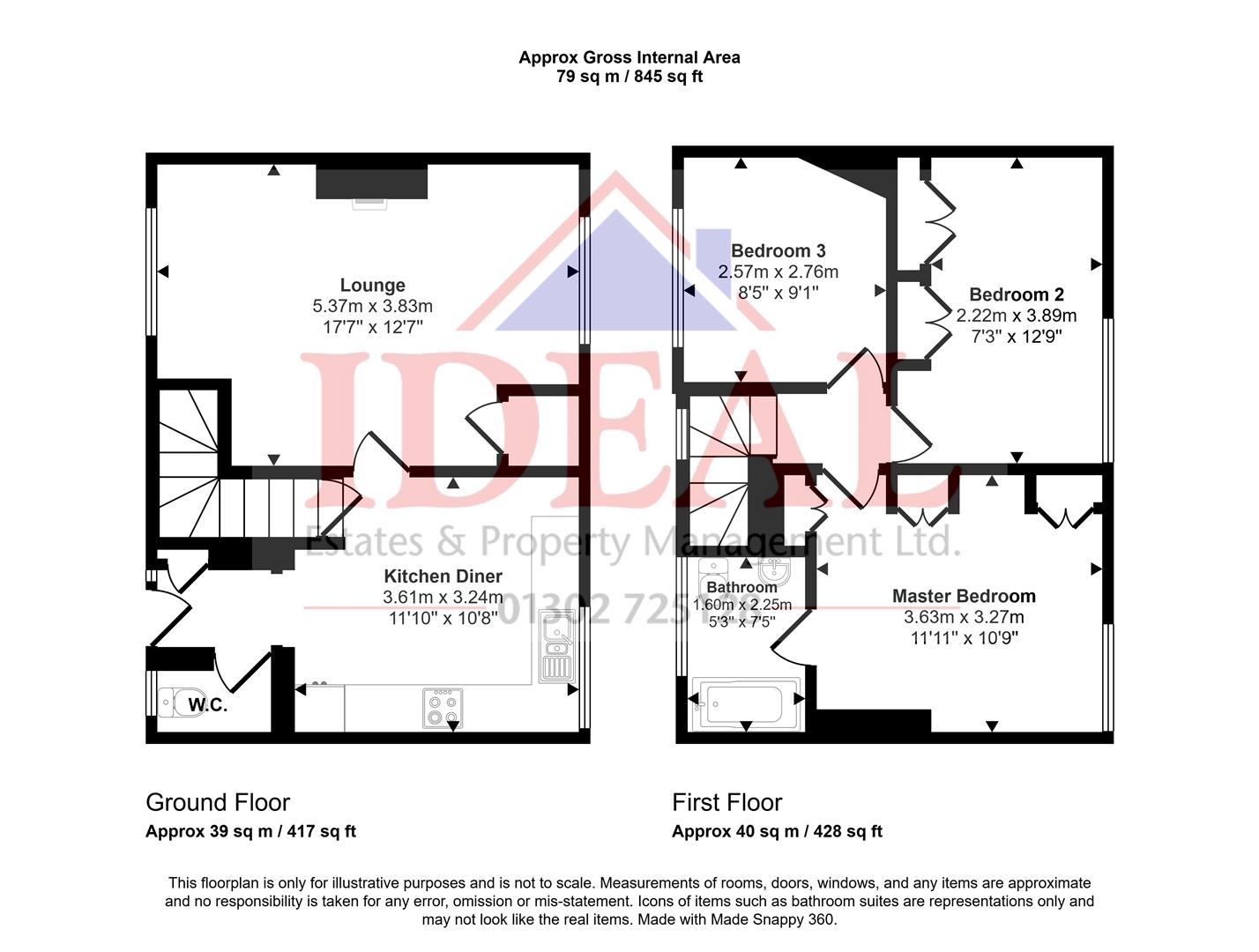 53, The Park, Woodlands, Doncaster floorplan