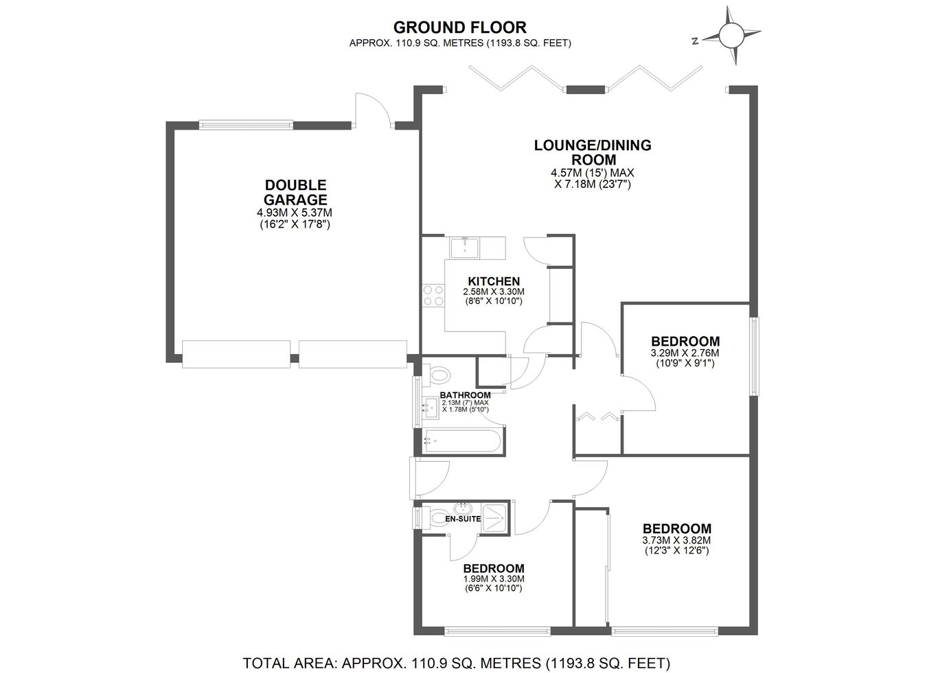 13, Kingsmead, Sawbridgeworth floorplan