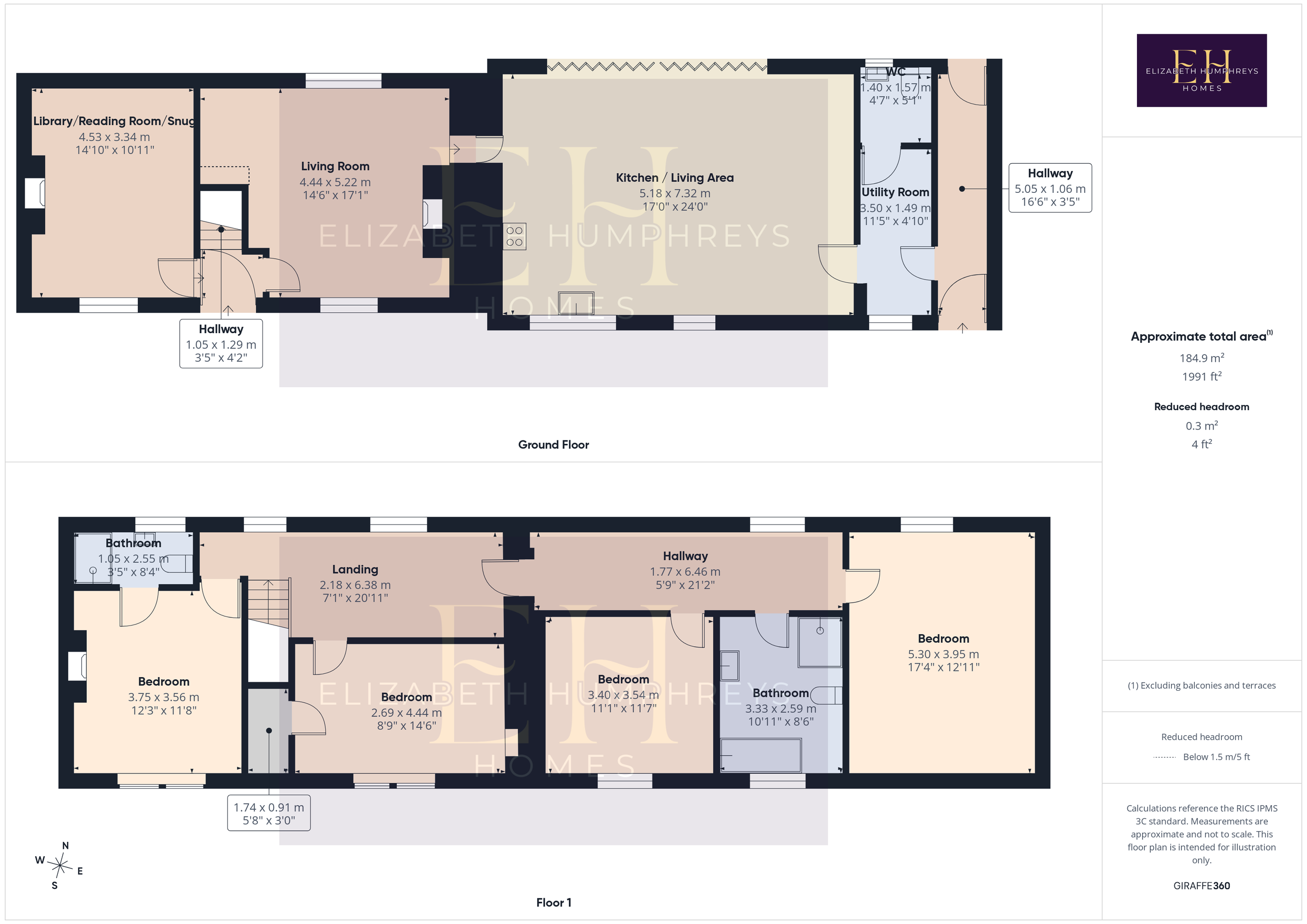 4 High Hauxley, Morpeth floorplan