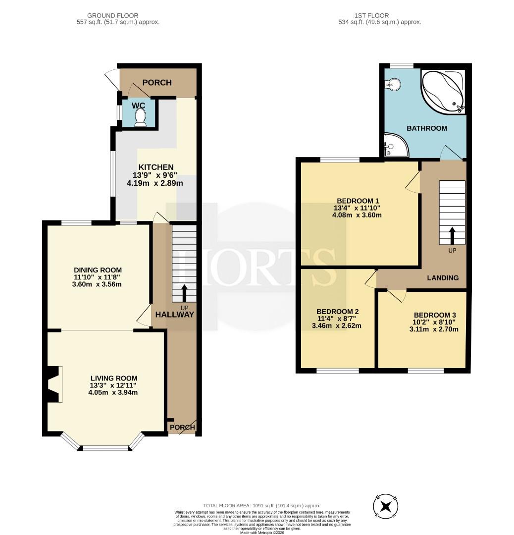 17, York Street, Rugby floorplan