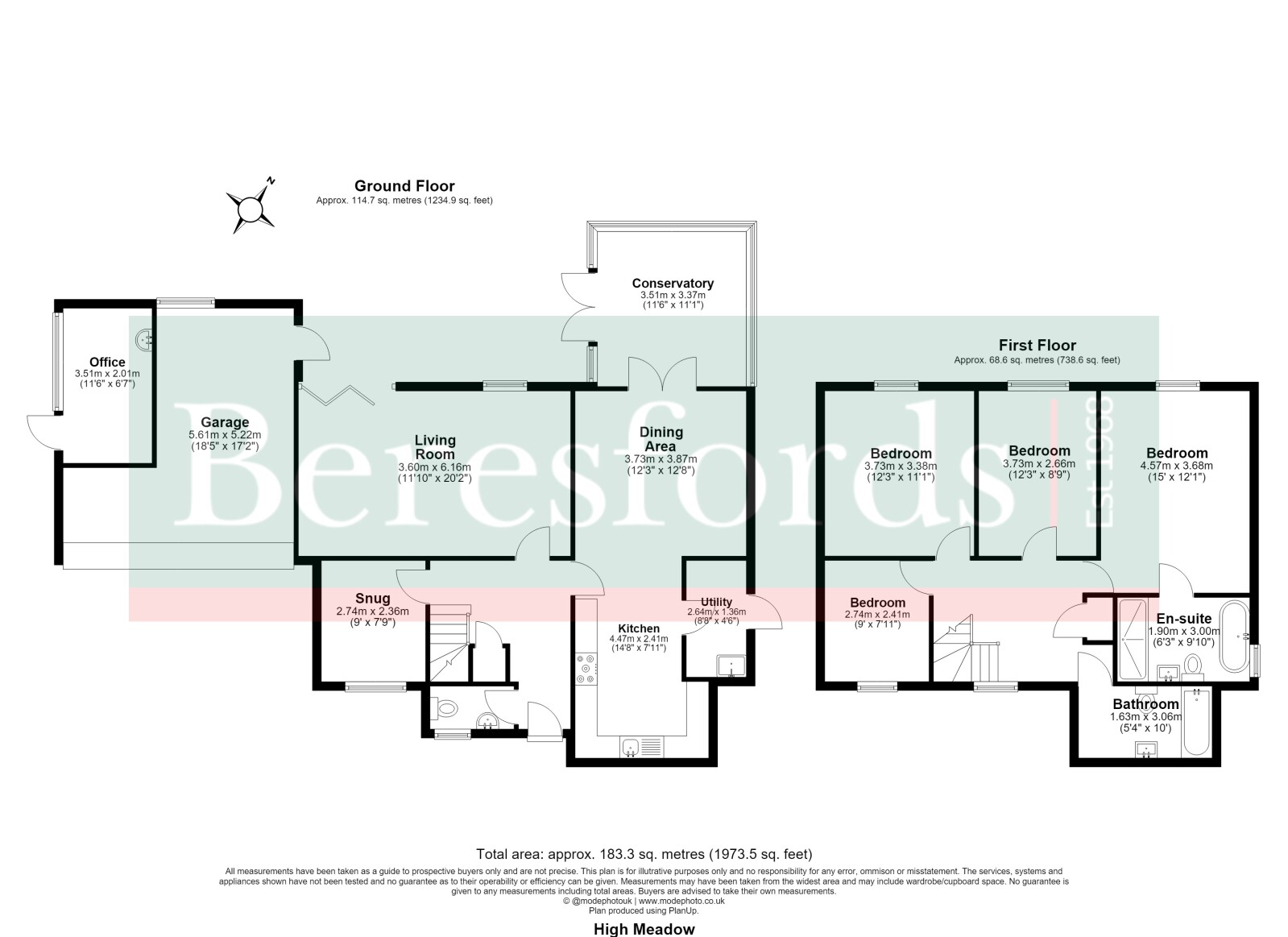 24, High Meadow, Essex floorplan