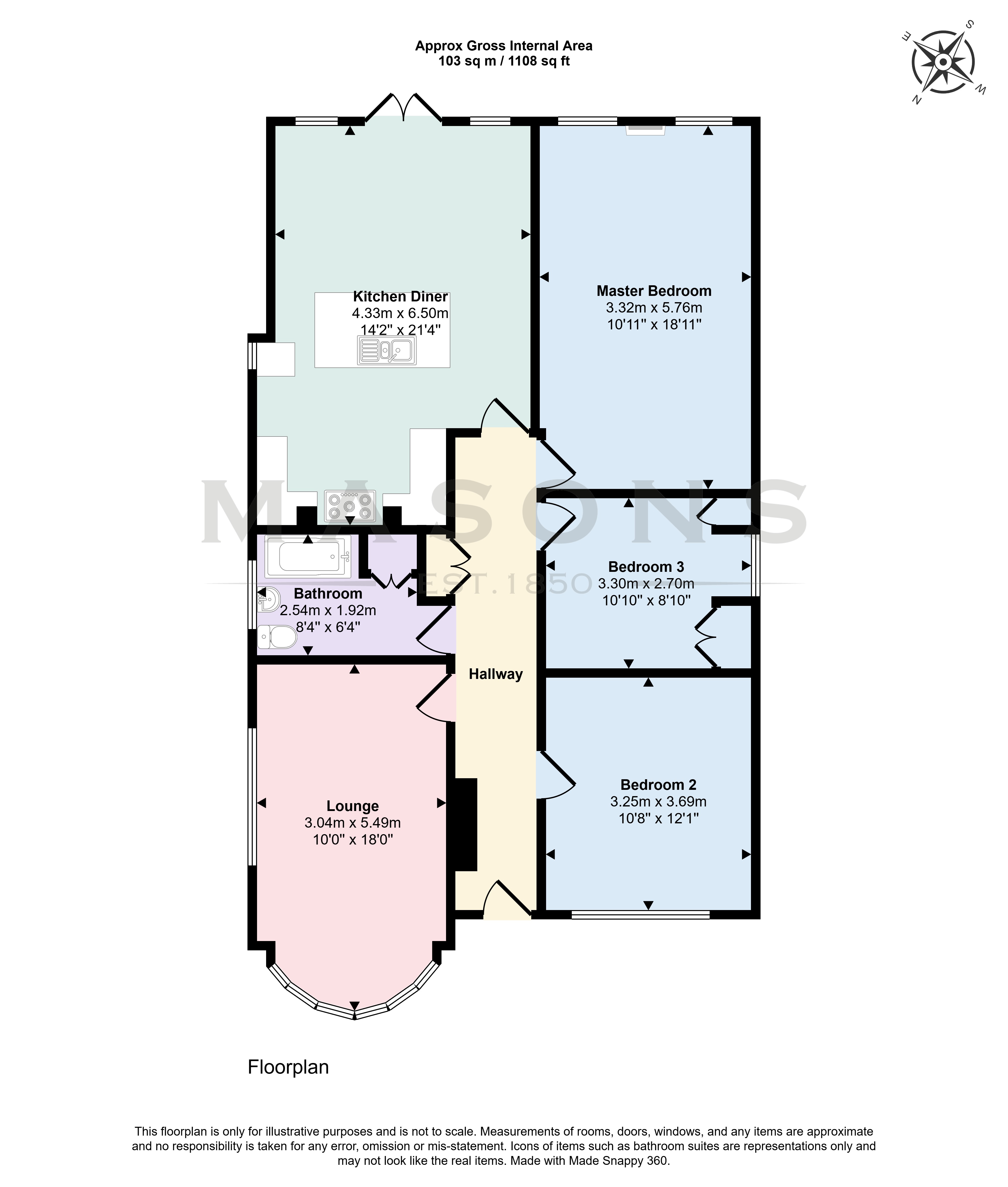 Copper Beech, Church Lane, Grimsby floorplan