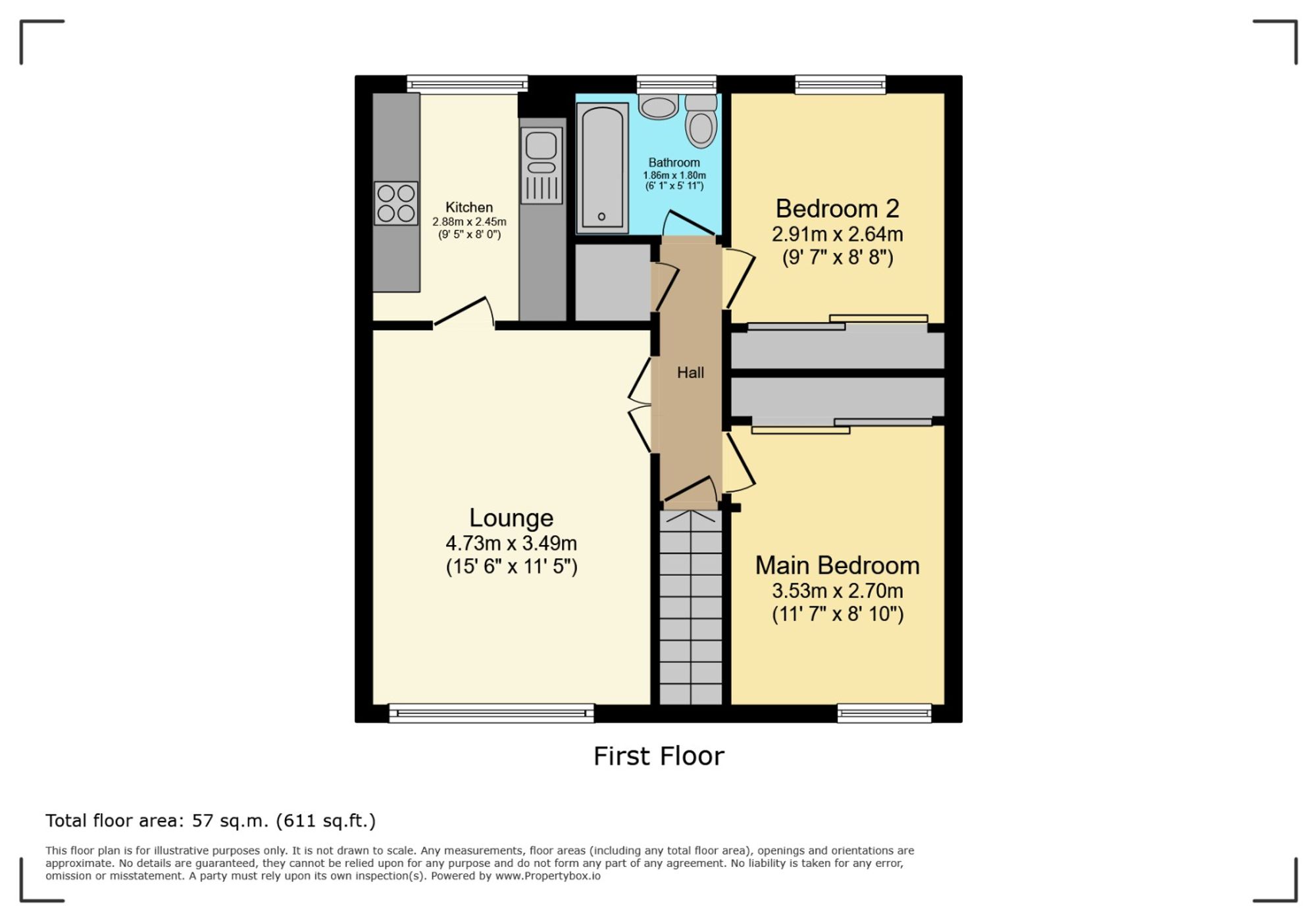 15 High Meadow, Carluke floorplan