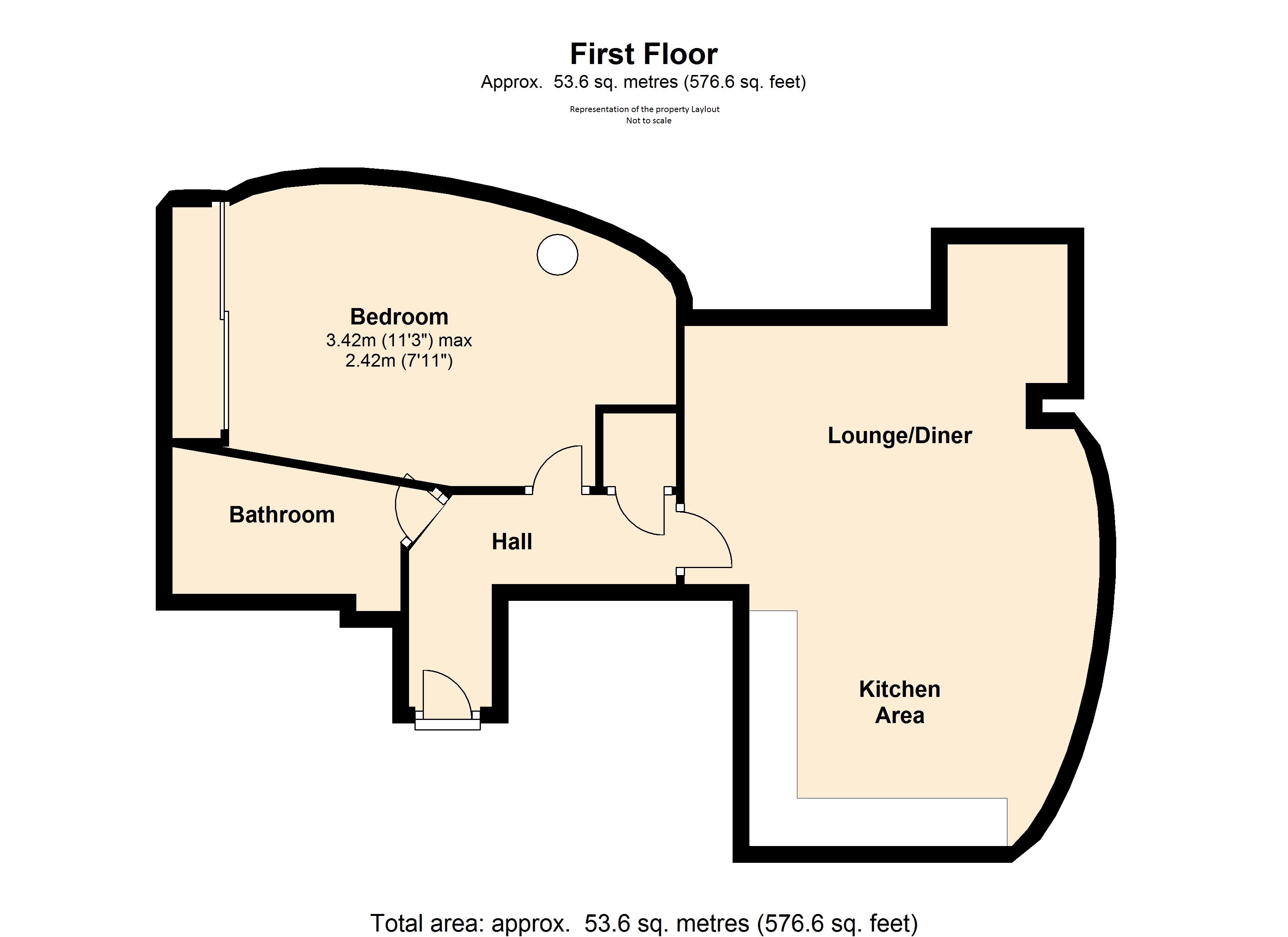 1 Bedrooms Flat to rent in Aberdeen Square, Cambridge CB2