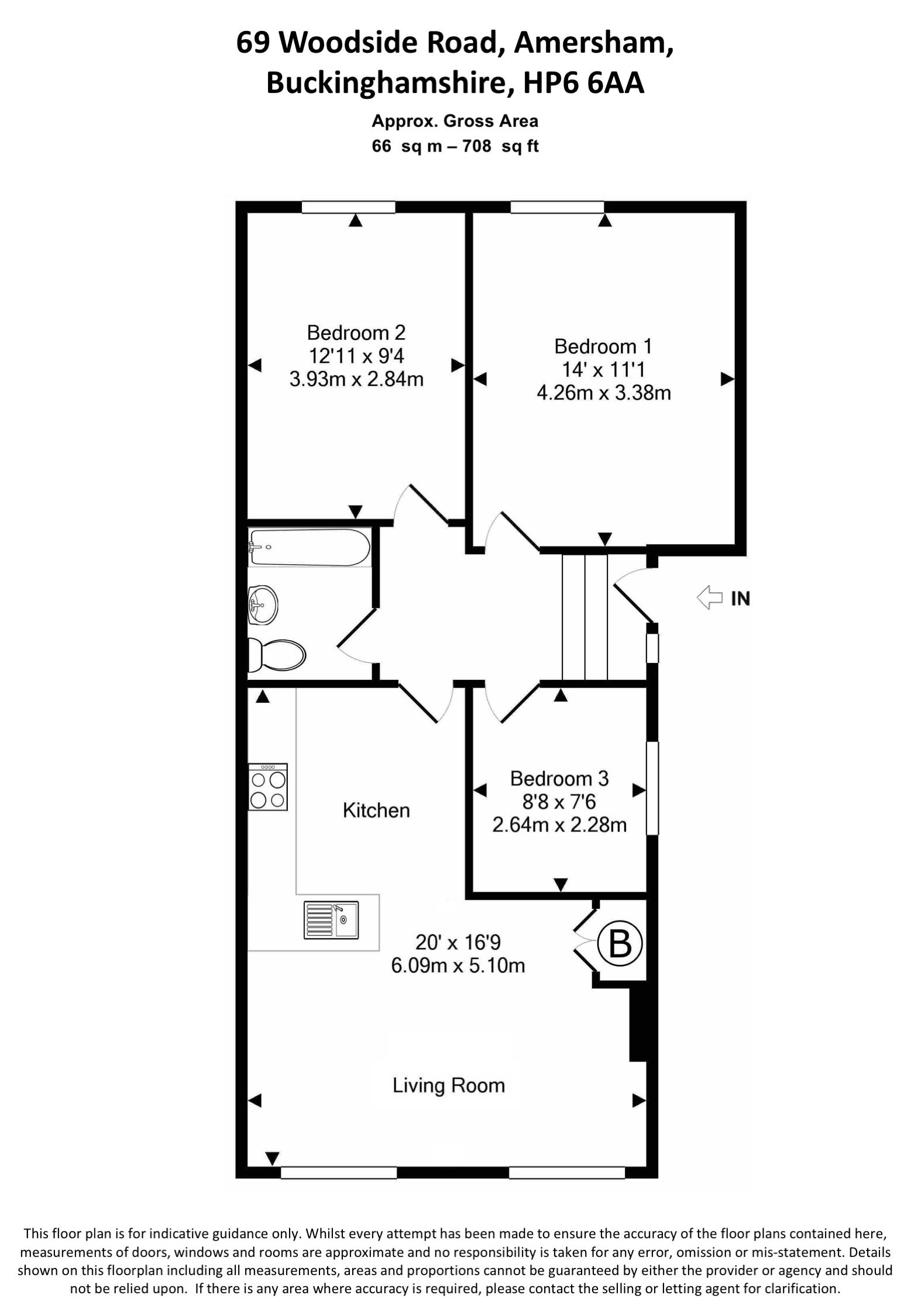 3 Bedrooms Flat to rent in Woodside Road, Amersham, Buckinghamshire HP6