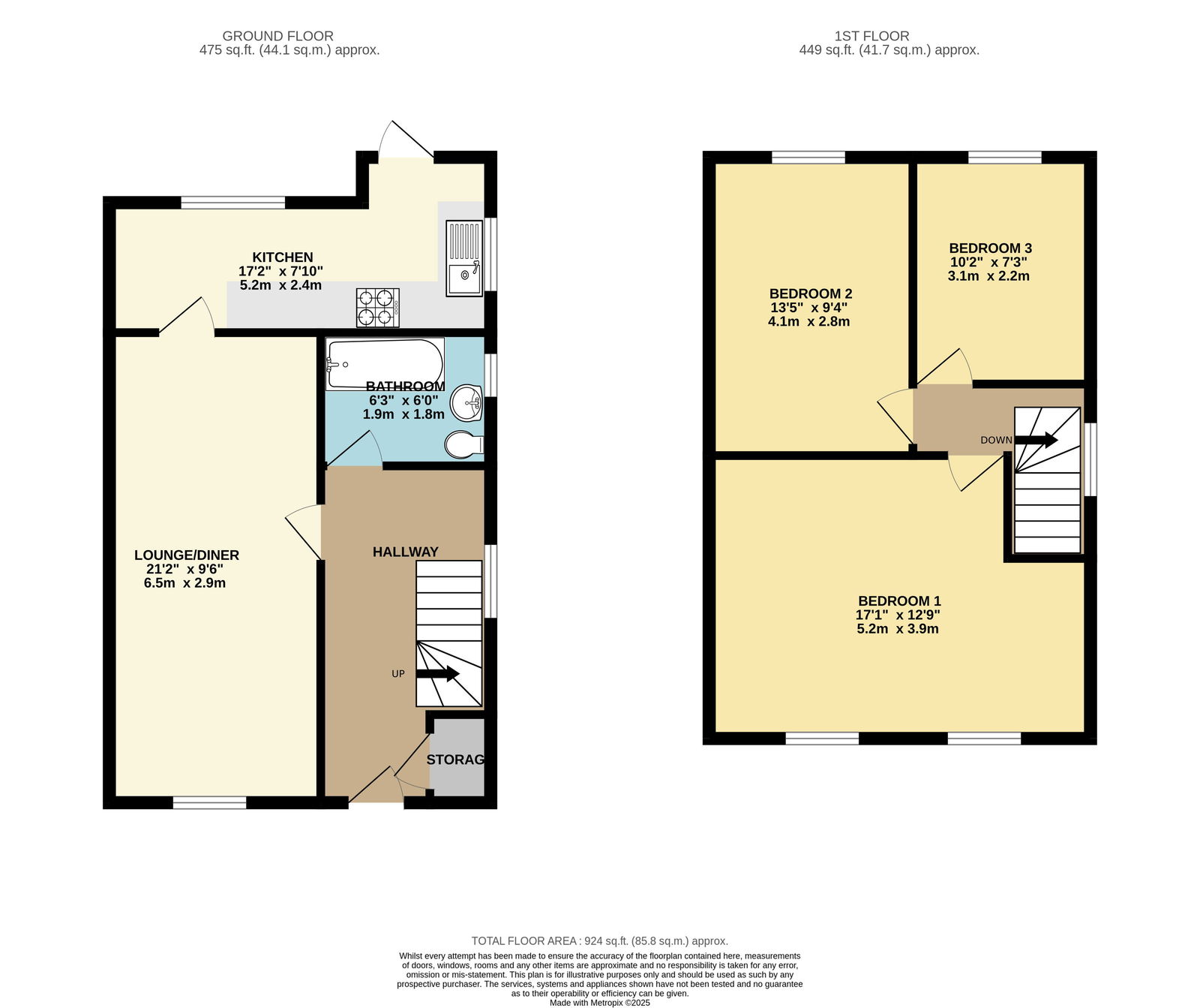 156, Court Lane, Birmingham floorplan