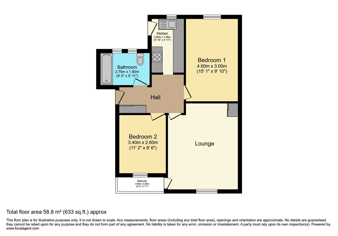 The Mount, Luton floorplan