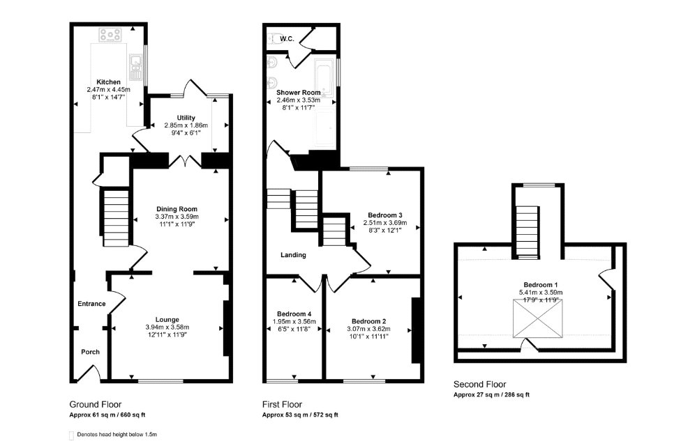14, Tremeyrick Street, Pembrokeshire floorplan