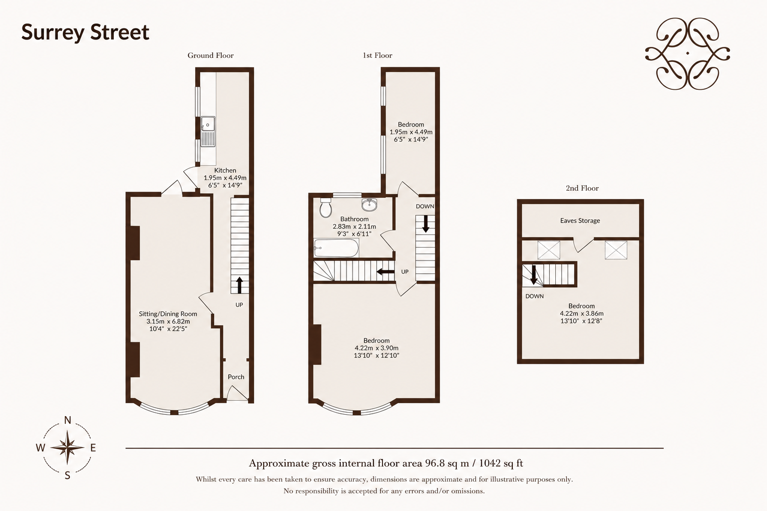 10, Surrey Street, East Sussex floorplan