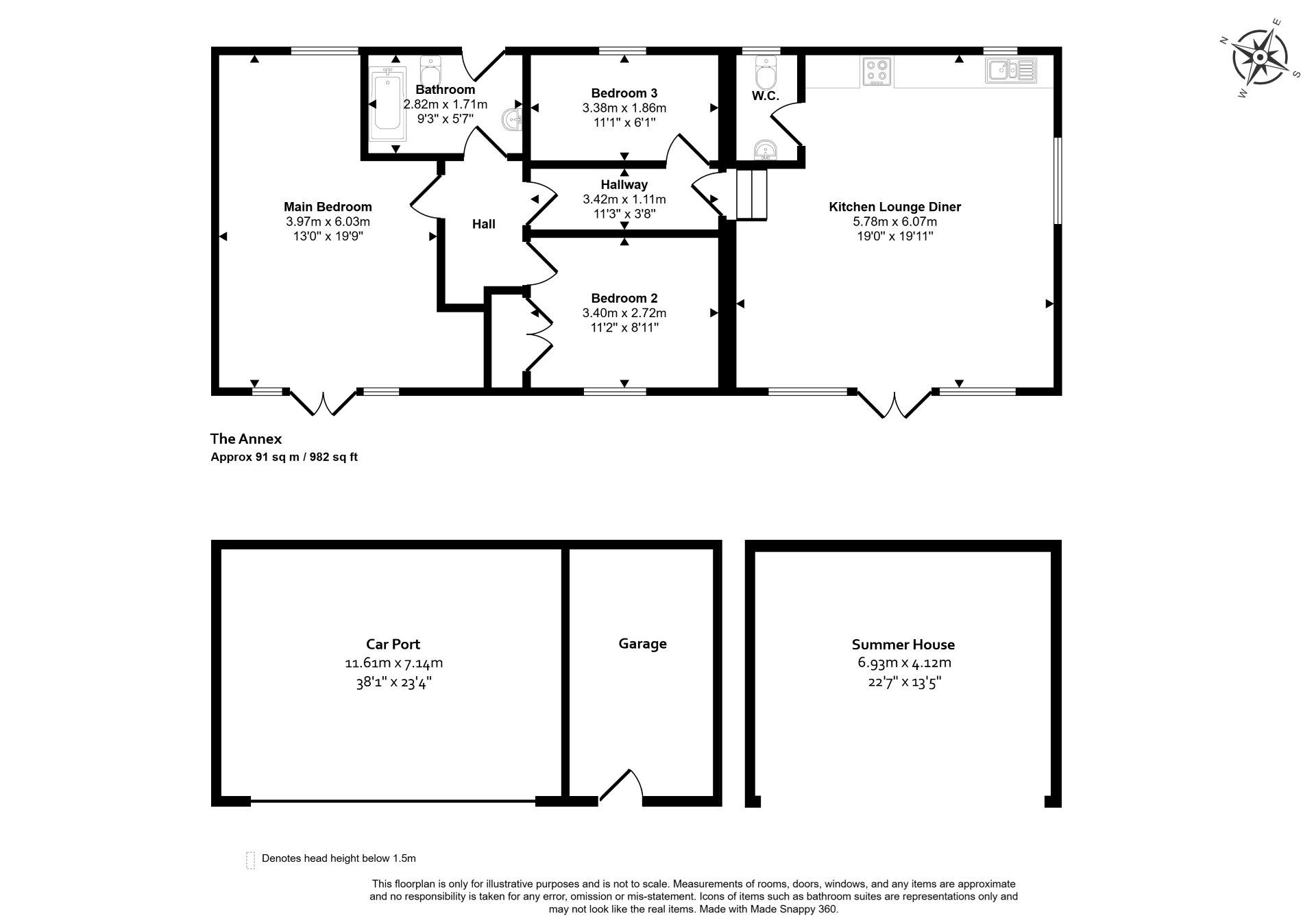 1 Thompsons Farm Cottages, Sturminster Newton floorplan