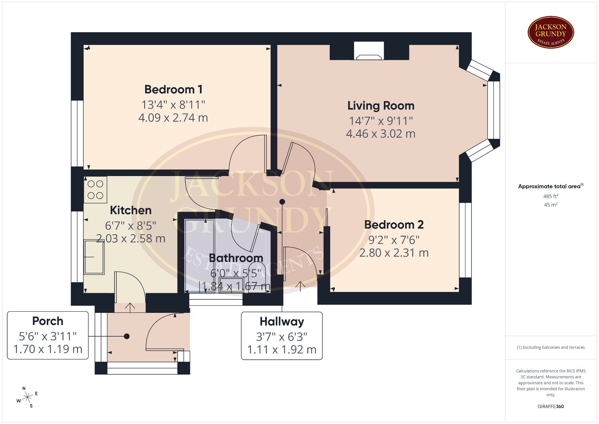 10, Orchard Way, Northampton floorplan