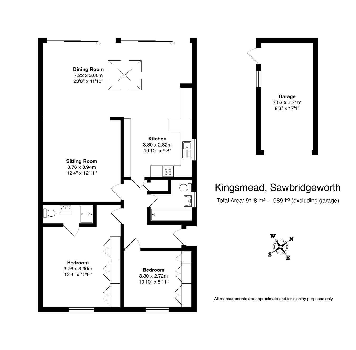 6, Kingsmead, Sawbridgeworth floorplan