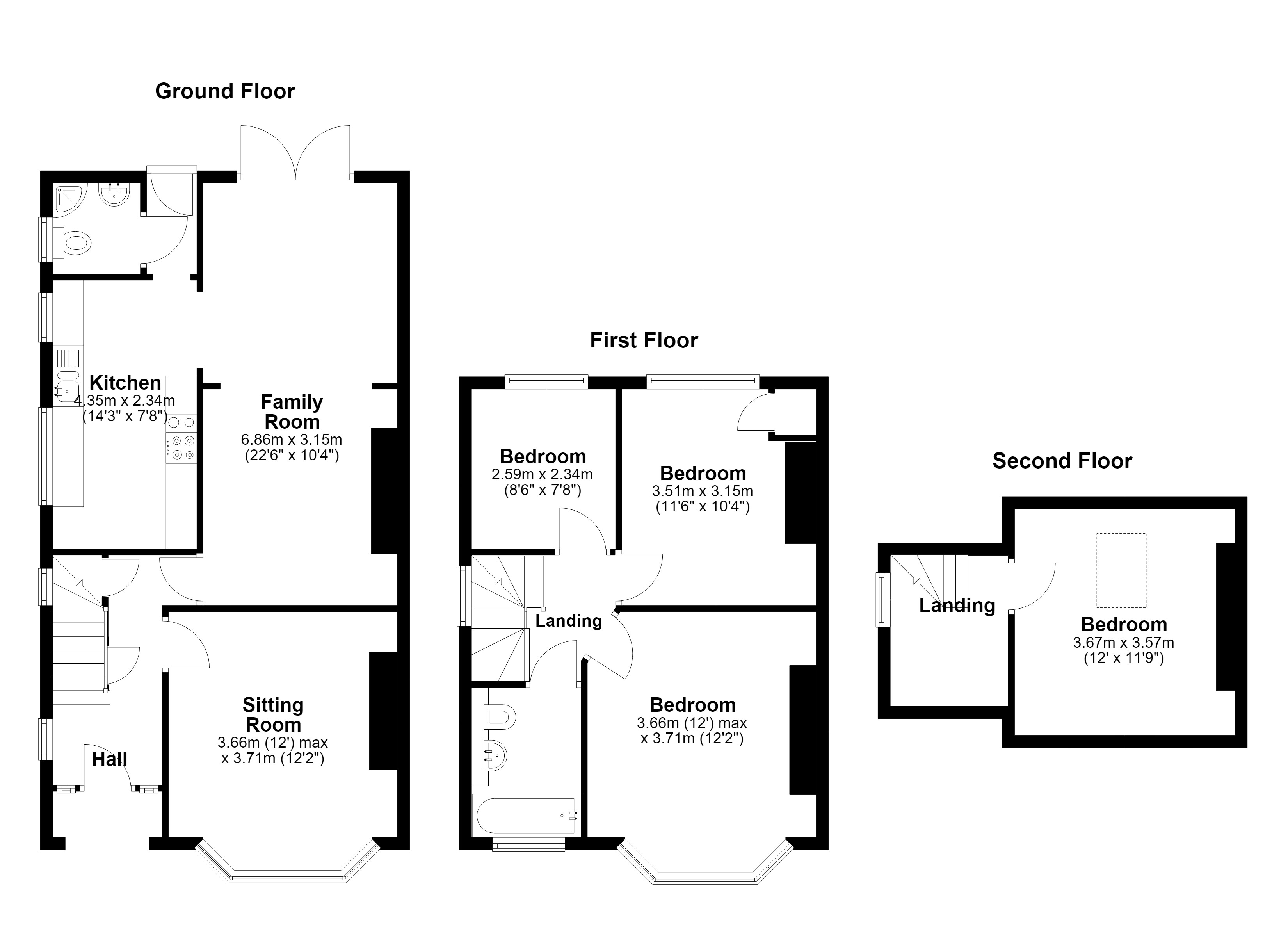 11 Shaftesbury Road, Milton, Weston s Mare floorplan