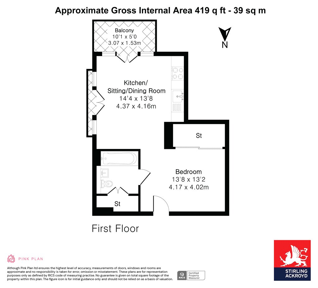 7, Higham House East, 100, Carnwath Road, London floorplan
