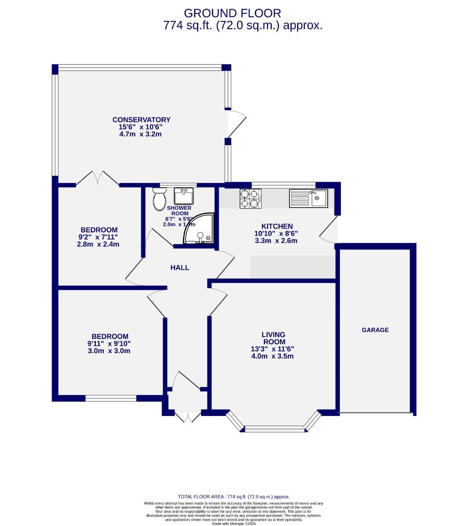 41, Rawcliffe Croft, York floorplan