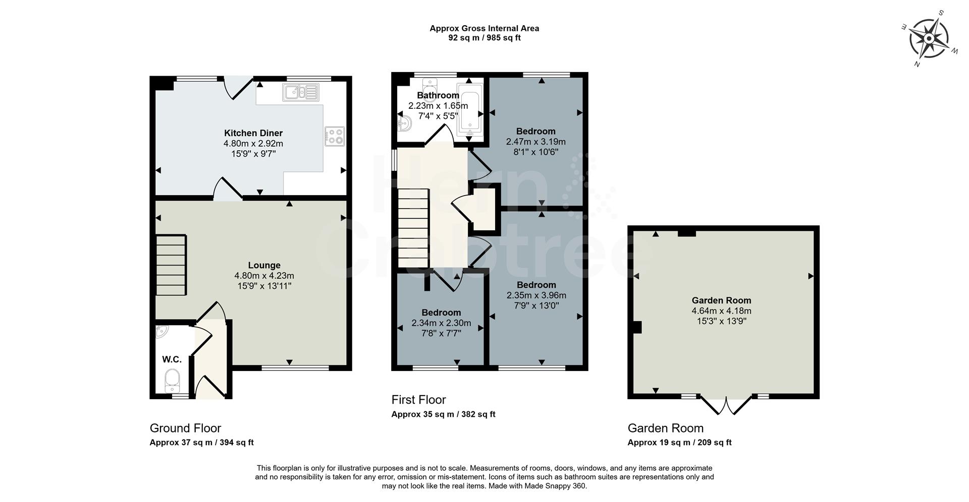 Beckgrove Close, Cardiff floorplan
