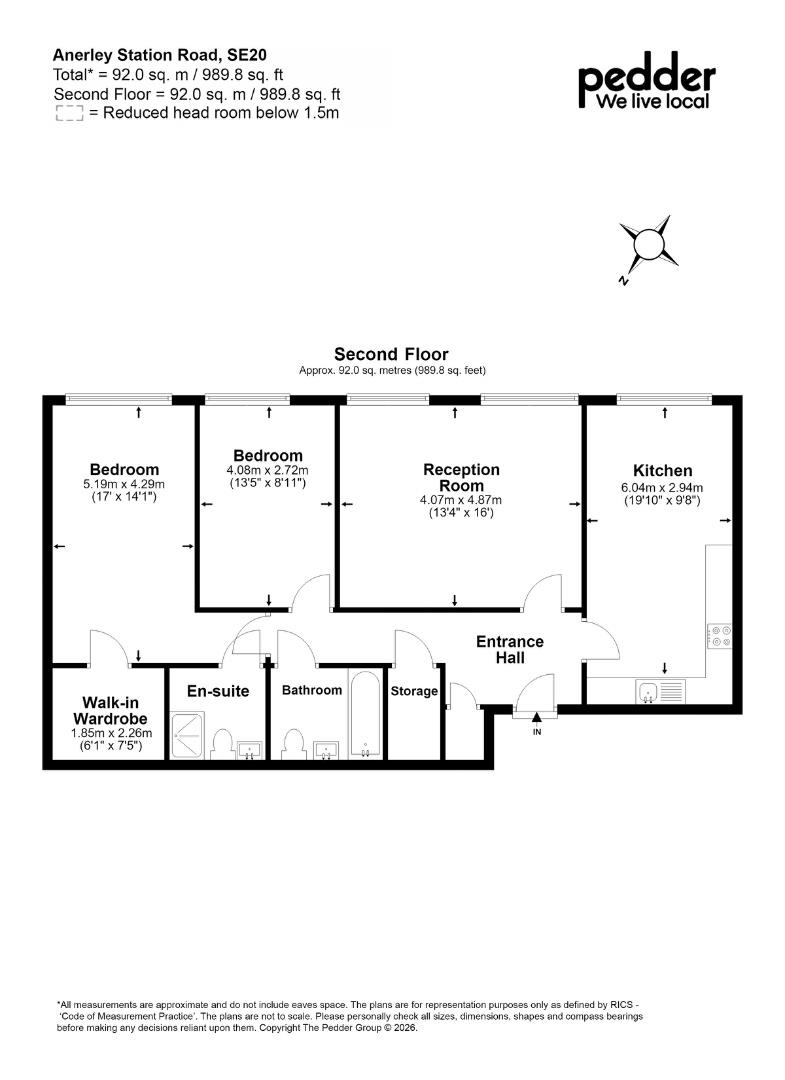 Flat 10, 5, Anerley Station Road, London floorplan