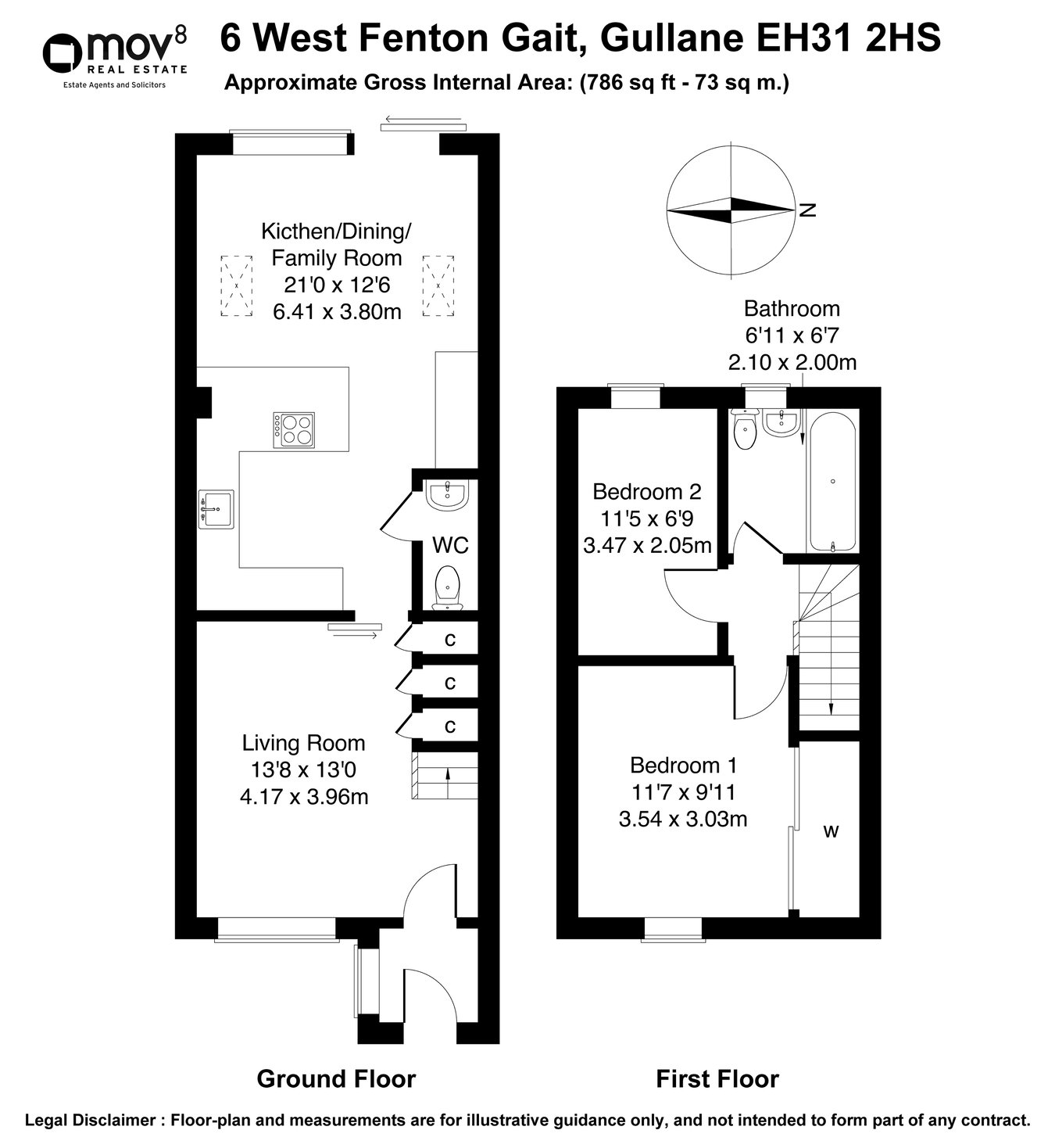 6, West Fenton Gait, Gullane floorplan