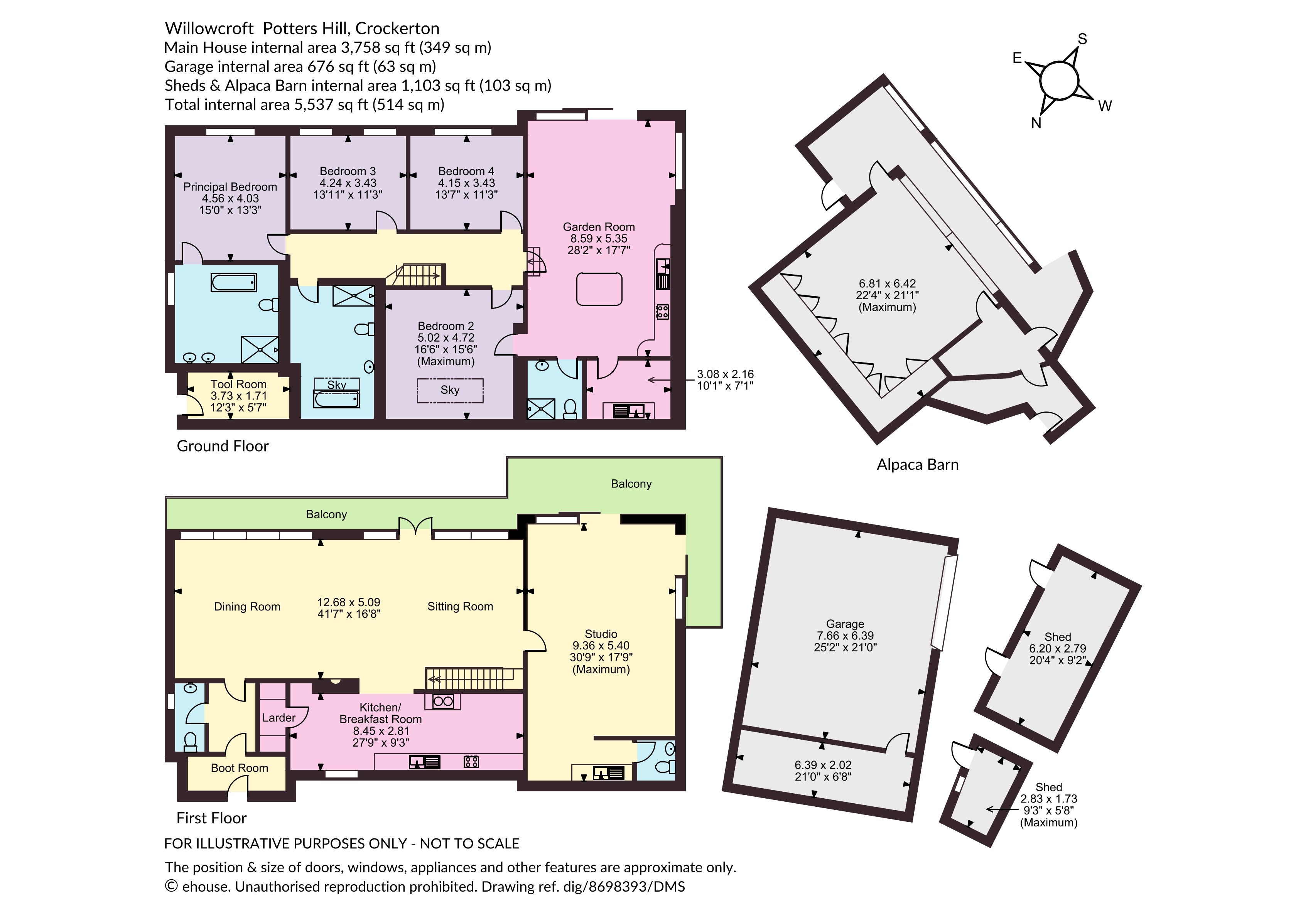 Willowcroft, 49, Potters Hill, Warminster floorplan