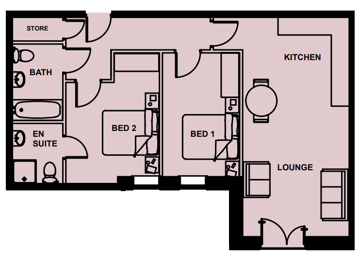 2 Bedrooms Flat for sale in Mabgate Gateway, 56 Mabgate, Leeds LS9