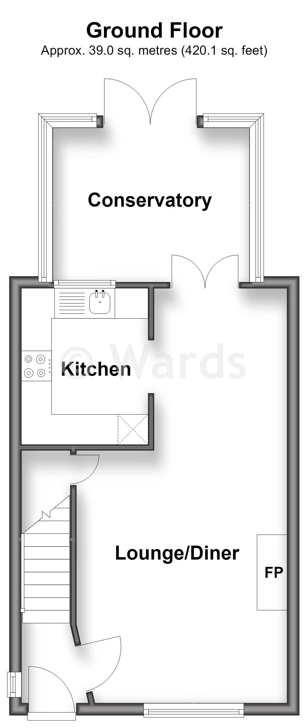 16, Settington Avenue, Chatham floorplan