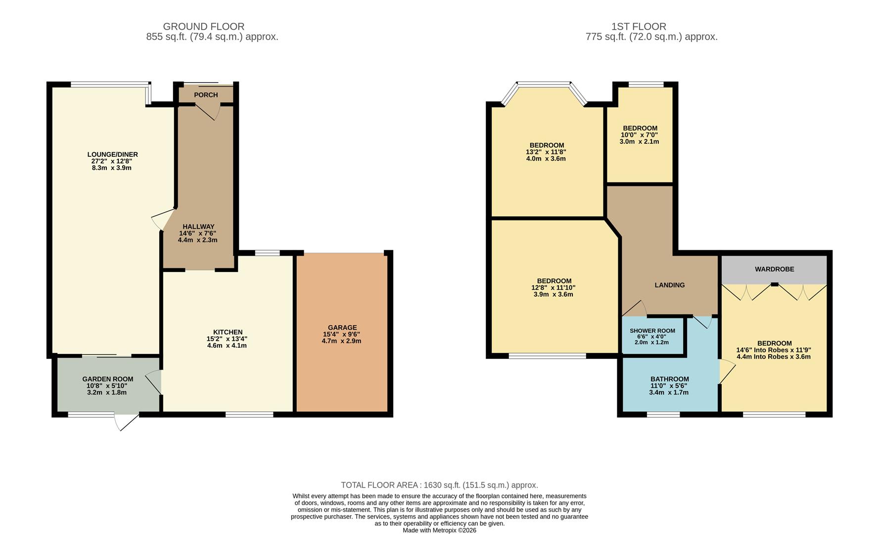 32, Larkshall Crescent, Highams Park floorplan