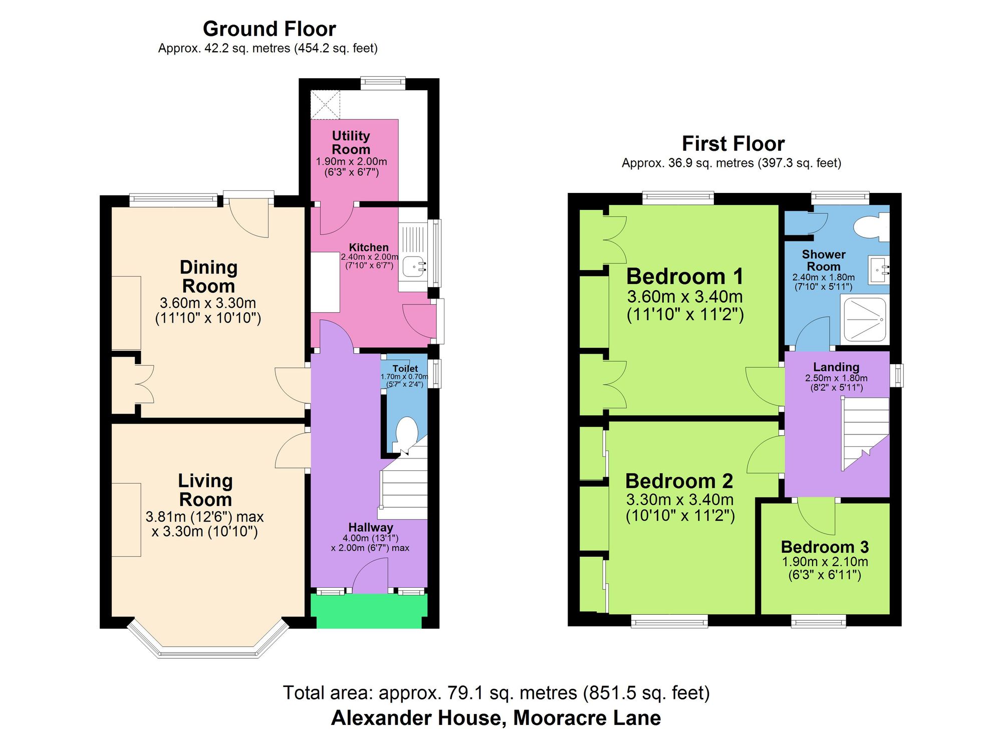 Alexander House Mooracre Lane, Chesterfield floorplan