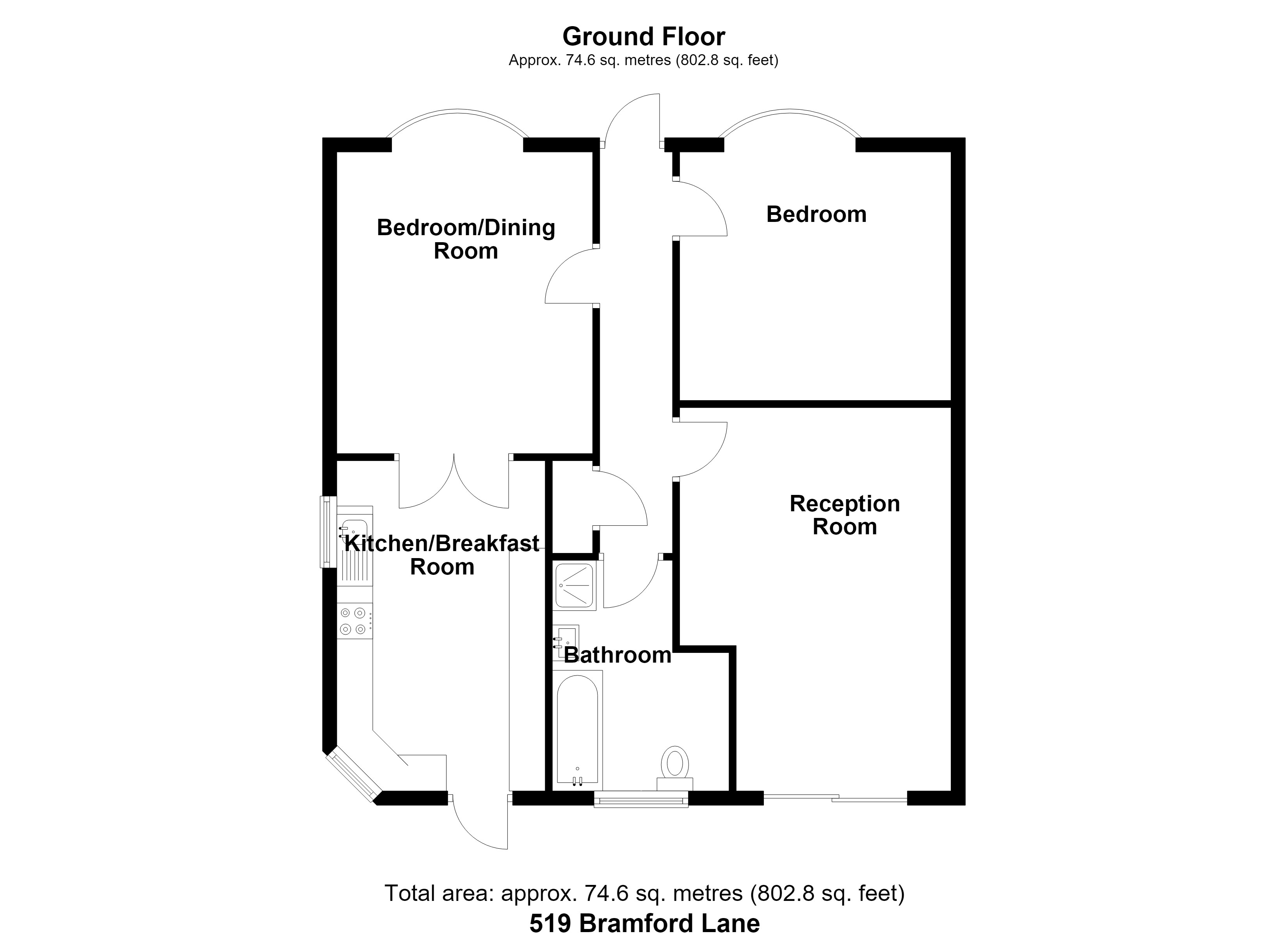 519, Bramford Lane, Suffolk floorplan