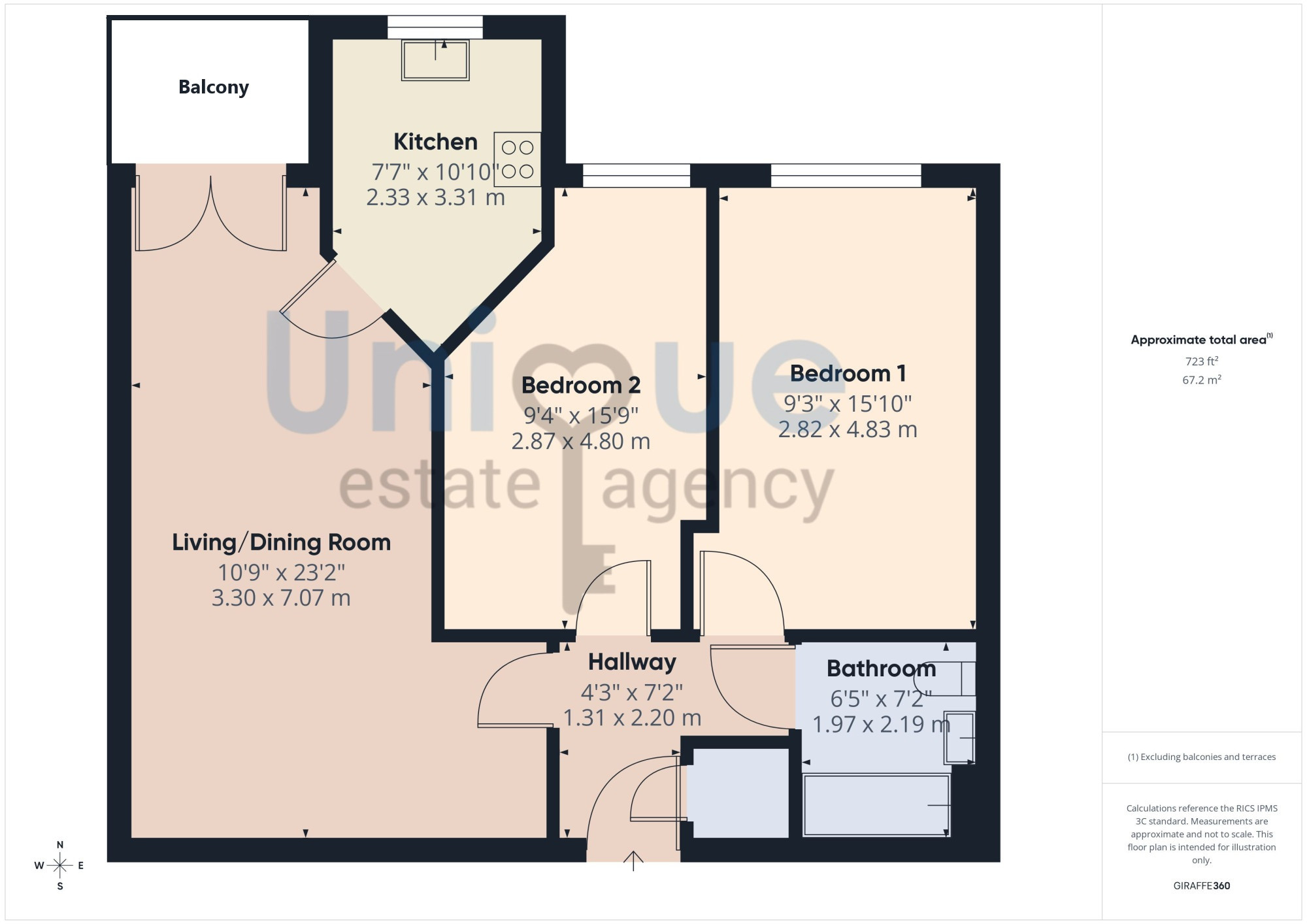 406, Ensign Court, Lytham St. Annes floorplan