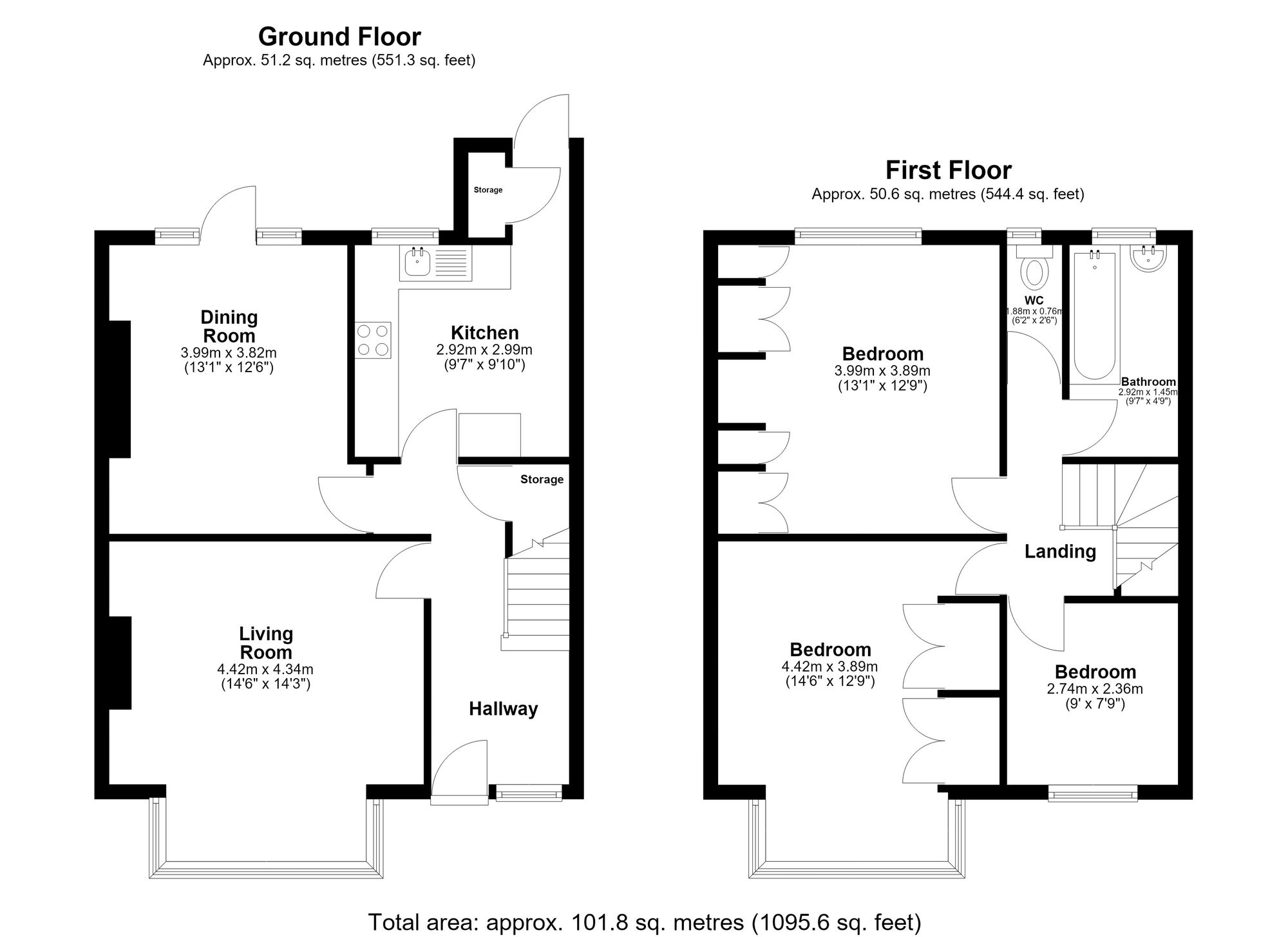 12 St. Helens Road, Ilford floorplan