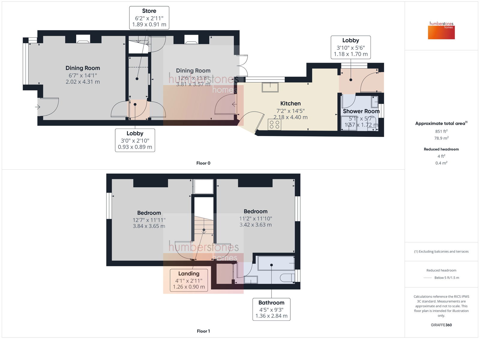 32, College Road, Quinton floorplan