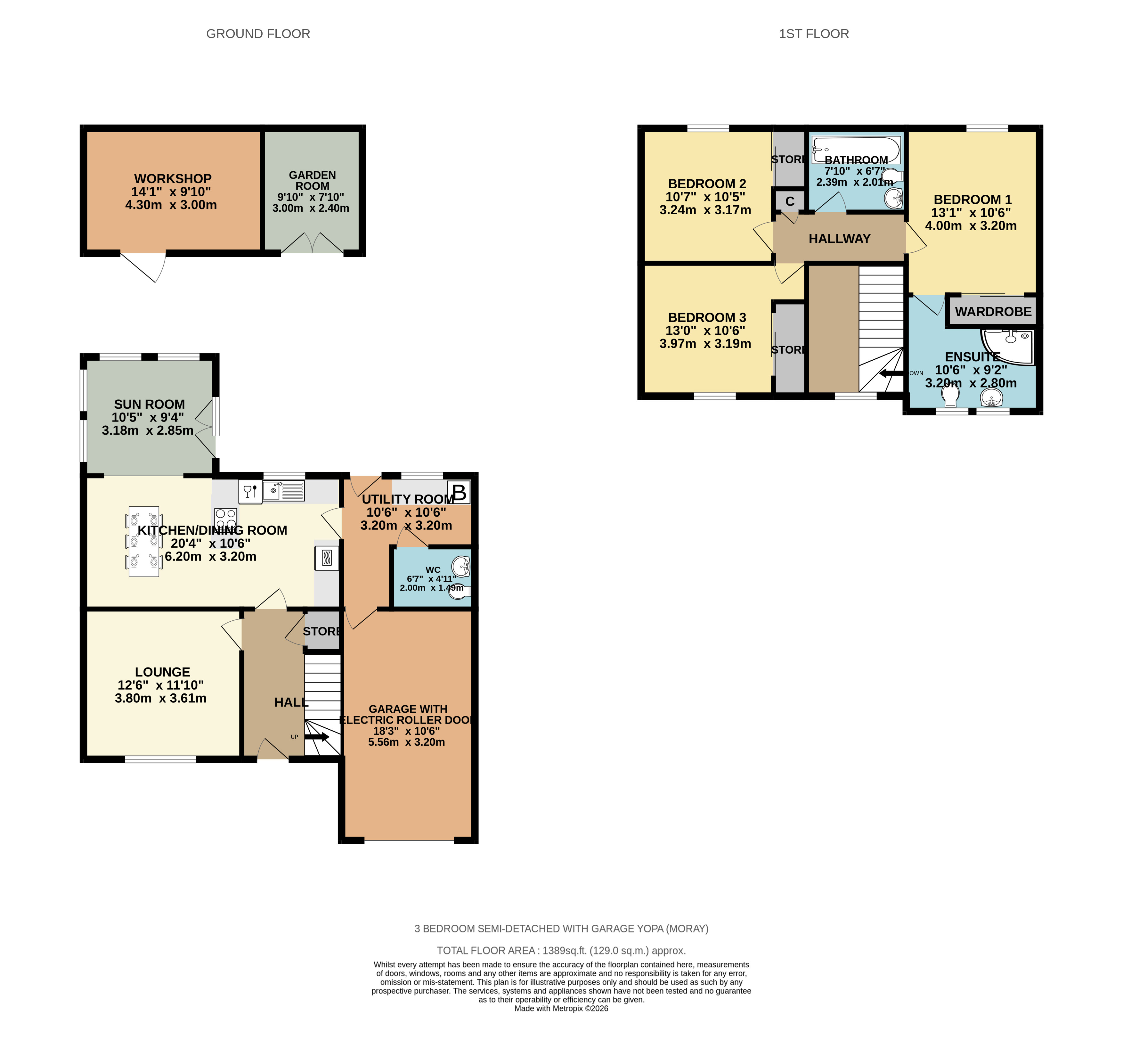 11, Ewing Crescent, Buckie floorplan