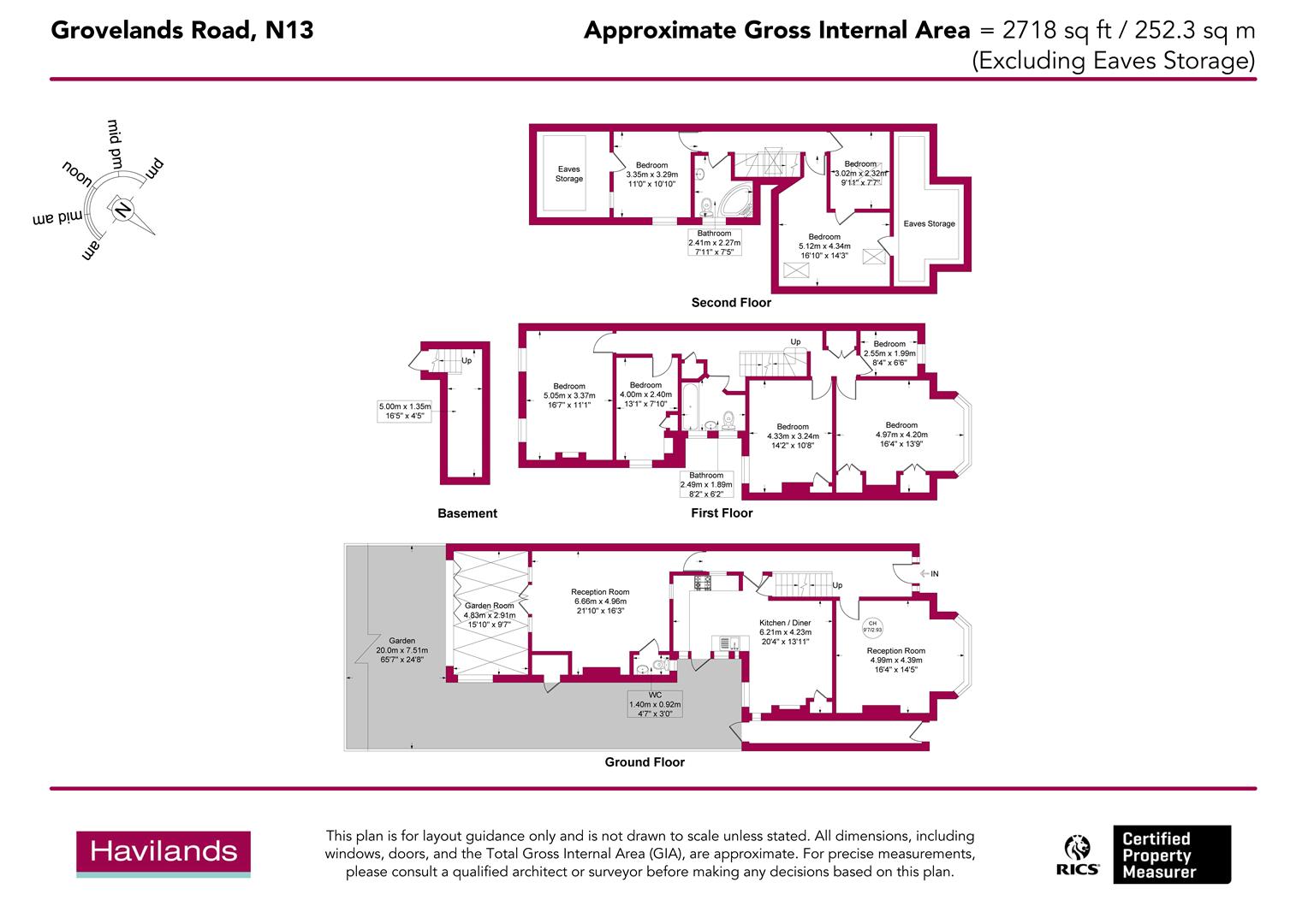Grovelands Road, N13 floorplan