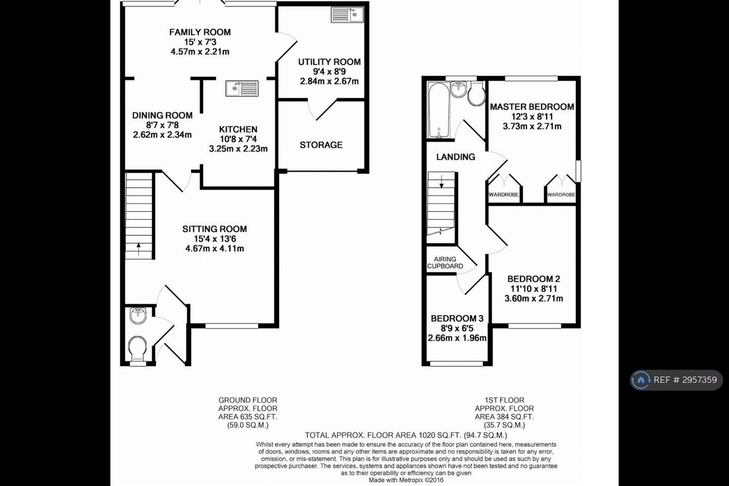 The Thatchers, Maidstone floorplan