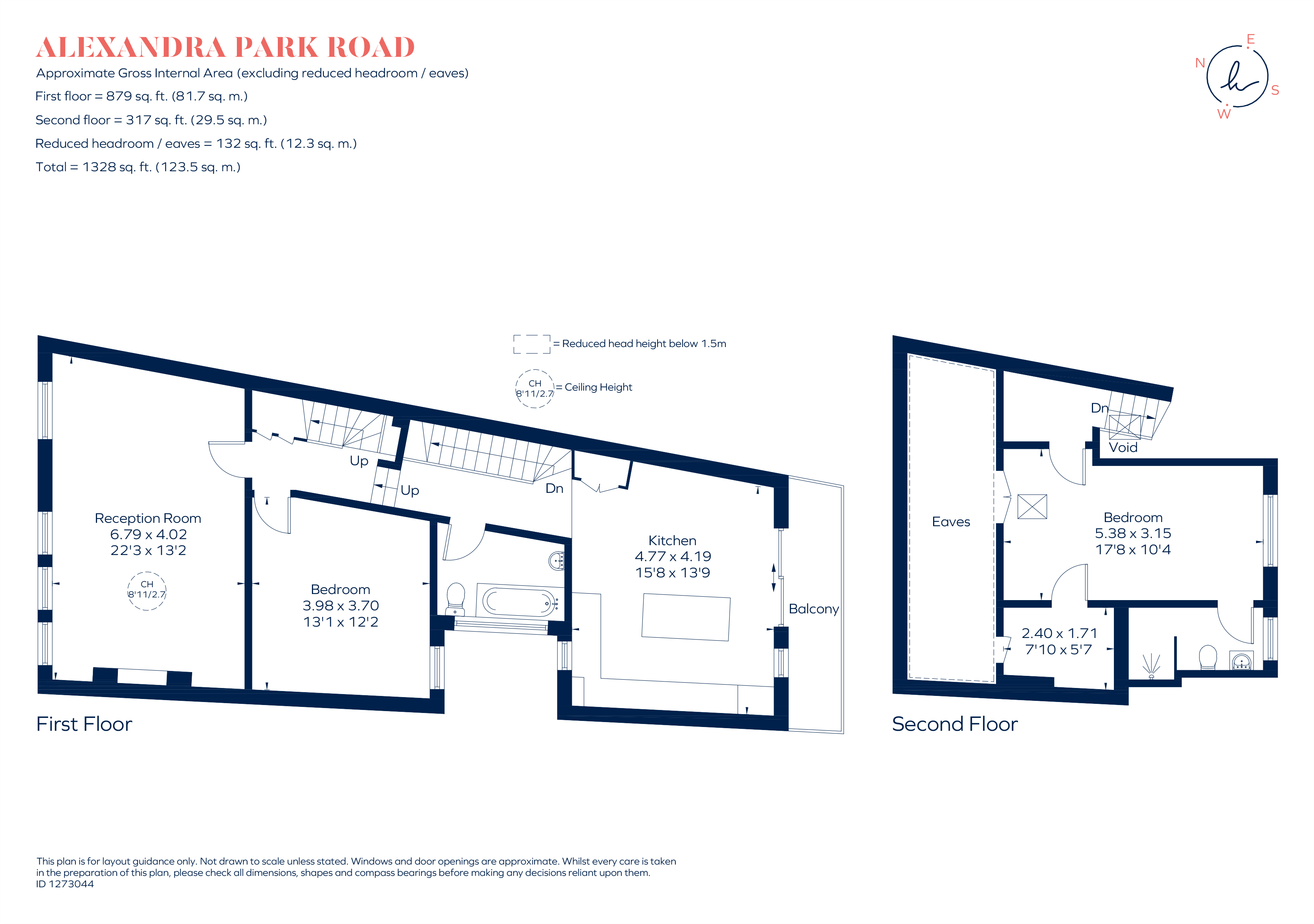 110B, Alexandra Park Road, London floorplan