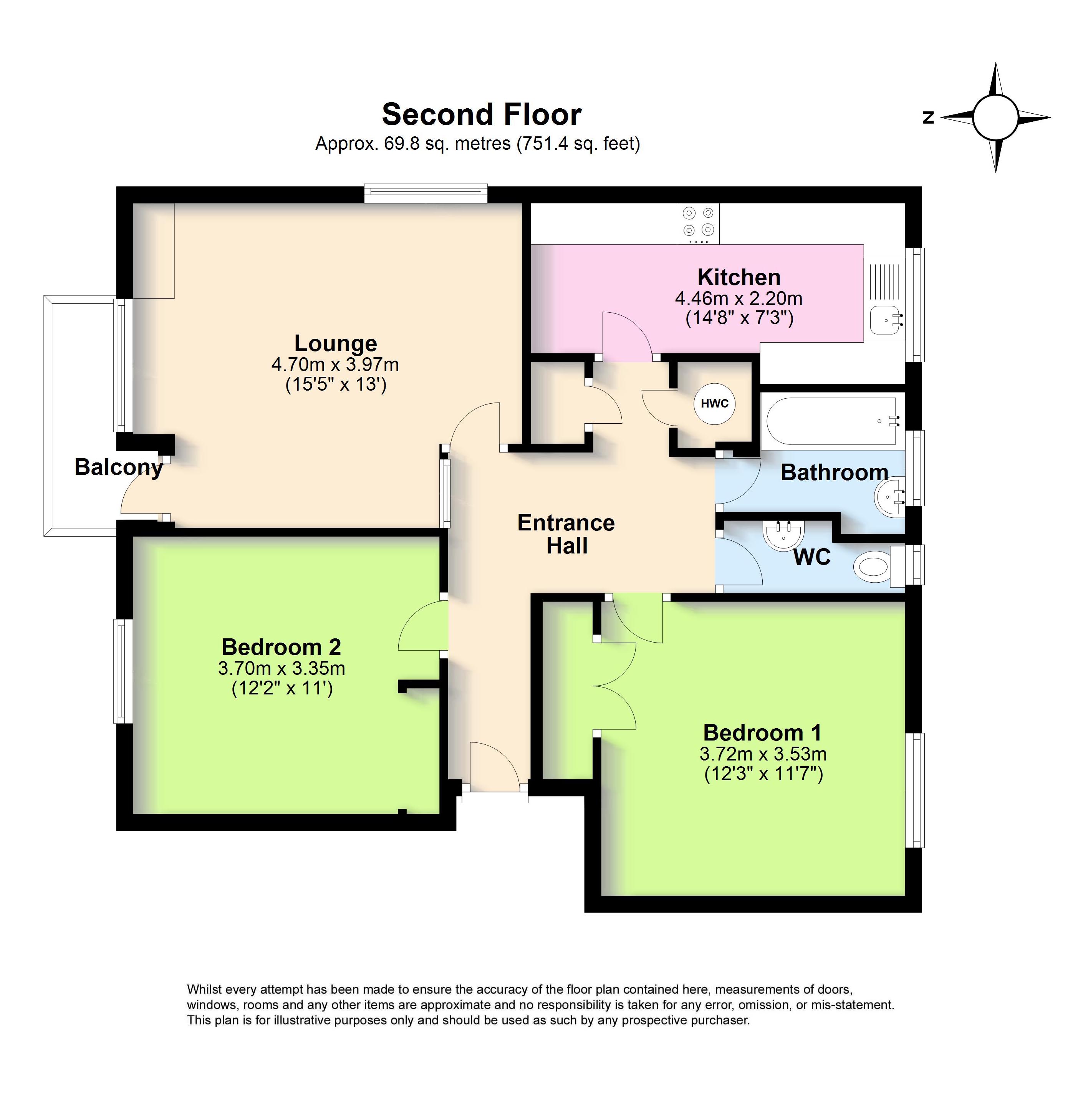 2 Bedrooms Flat for sale in Dorchester Gardens, Grand Avenue, Worthing, West Sussex BN11