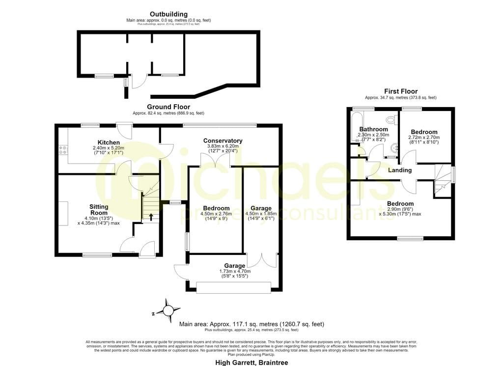92, High Garrett, Braintree floorplan