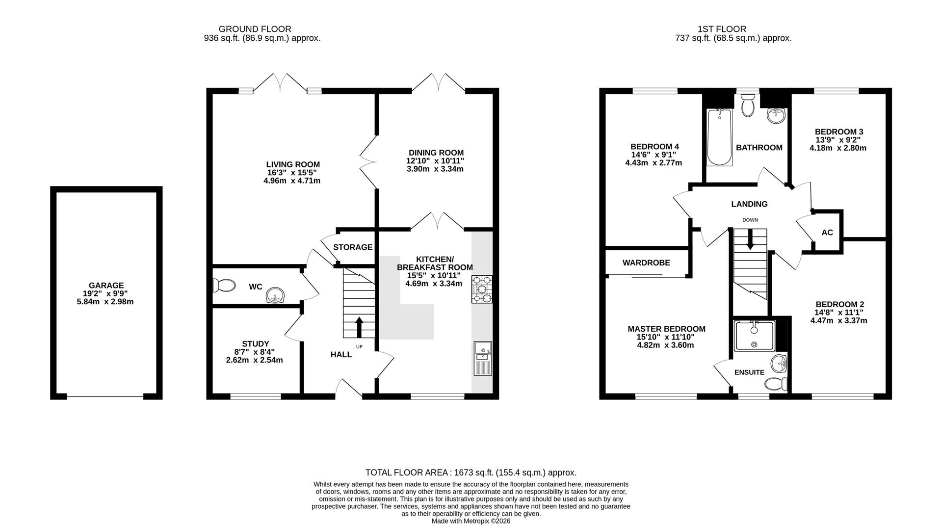 24, Canal Court, Hempsted floorplan