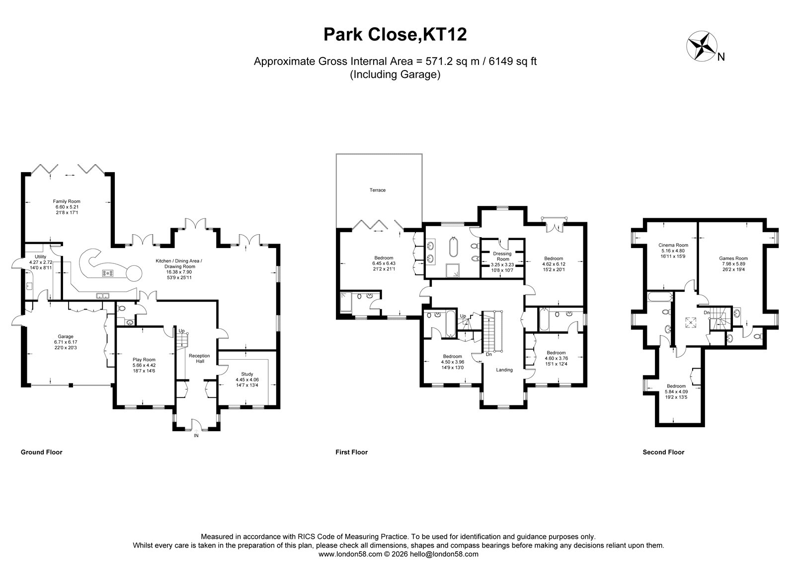 160, Park Close, Surrey floorplan