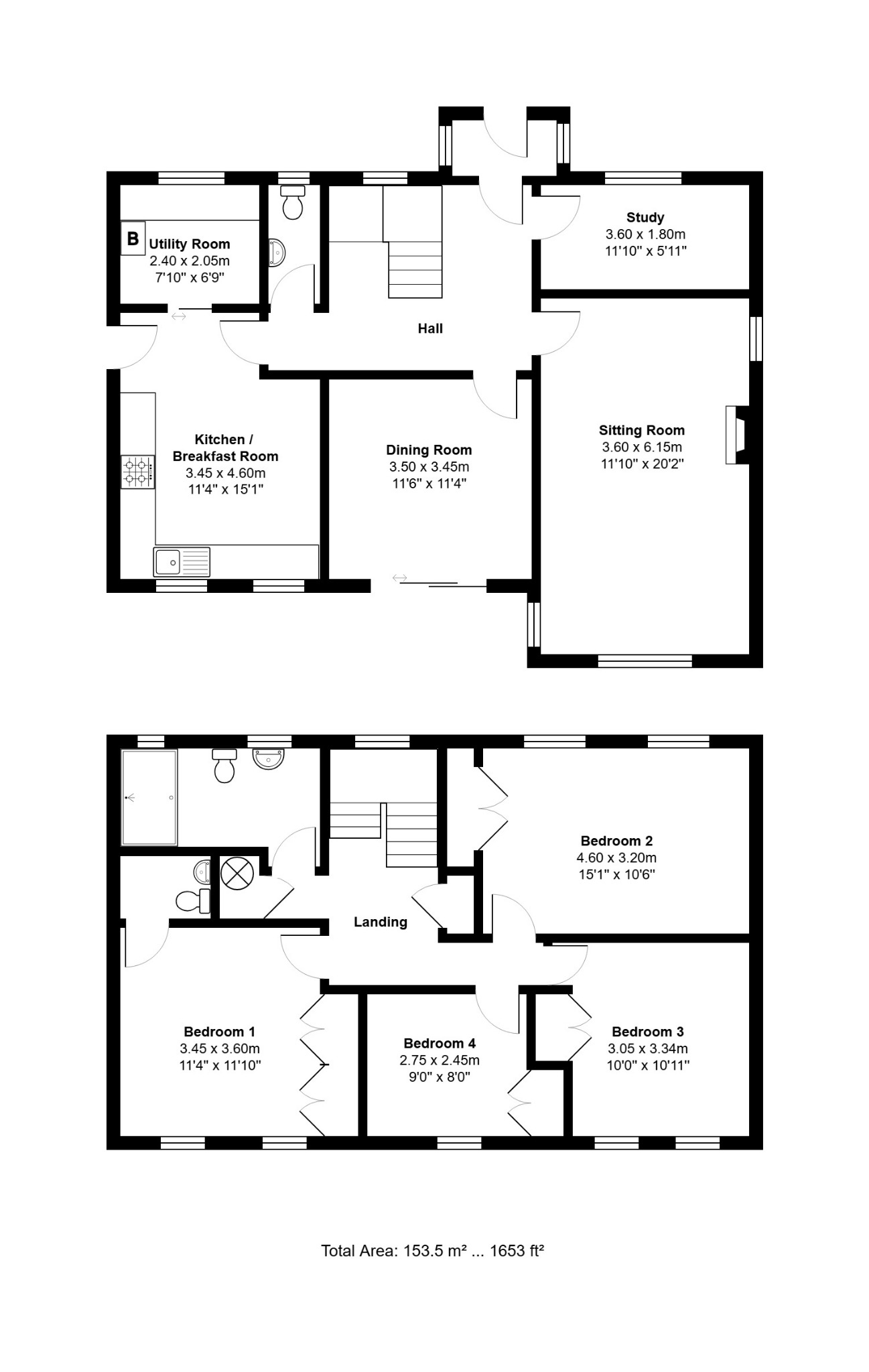 14 Church Crofts, Castle Rising, Norfolk floorplan