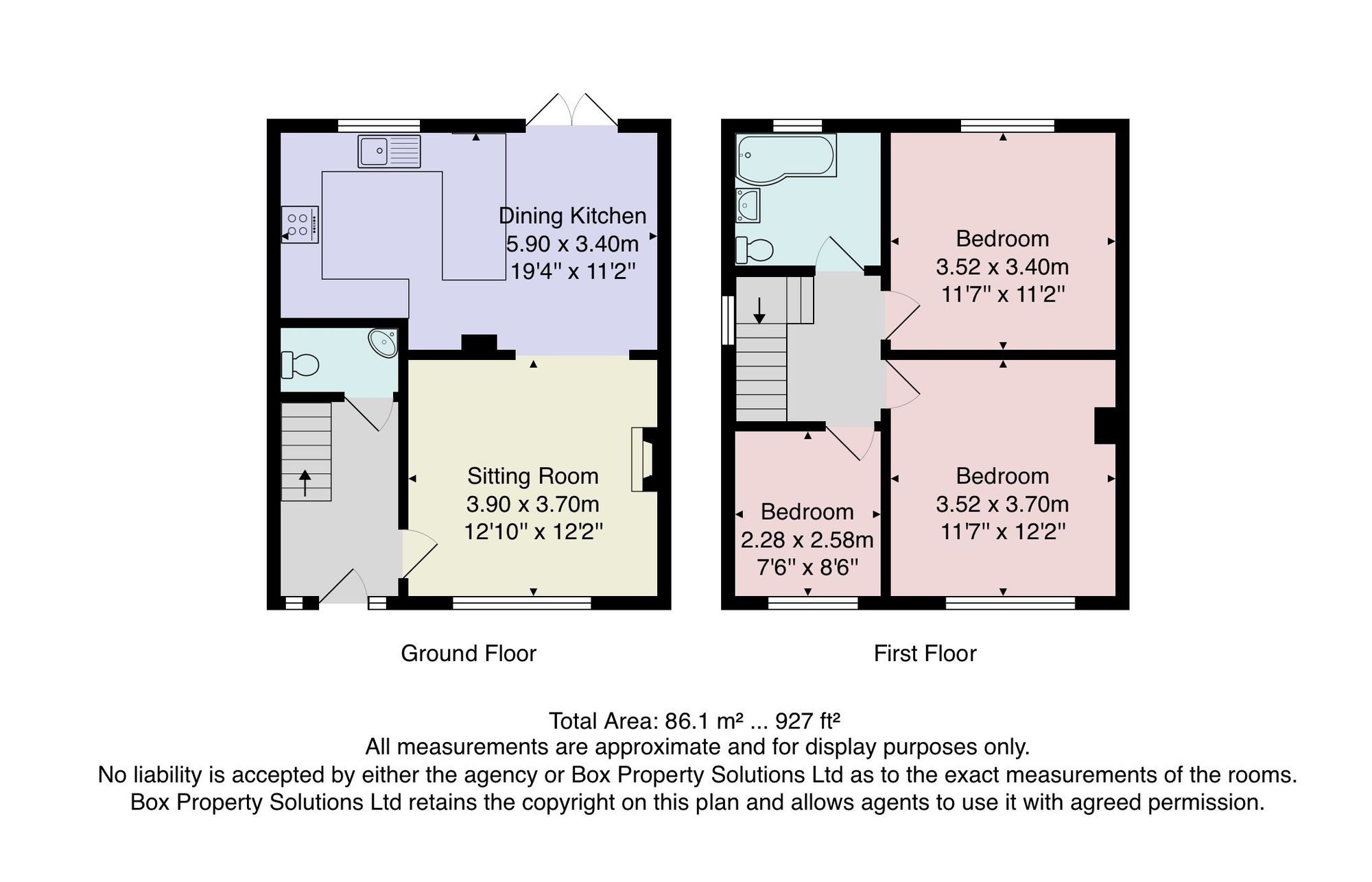 129 Beckwith Road, Harrogate floorplan