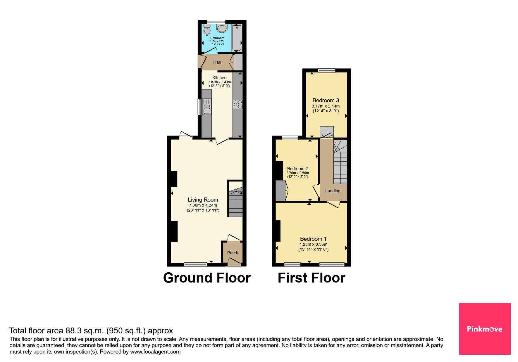 21, Rose Street, Newport floorplan