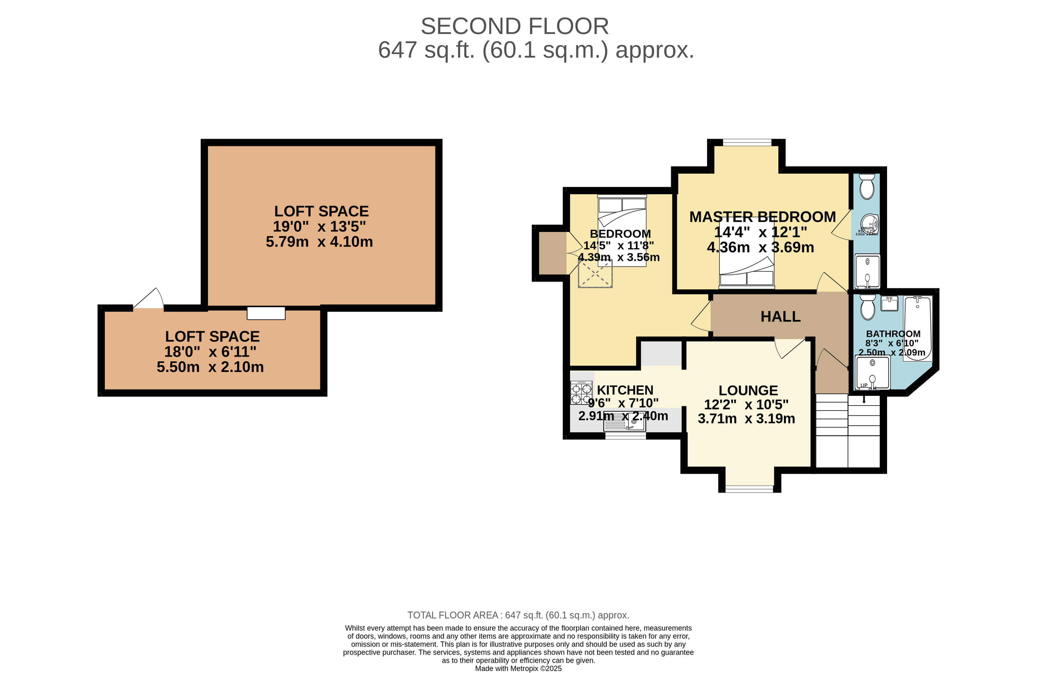Flat D, 58, West Overcliff Drive, Bournemouth floorplan