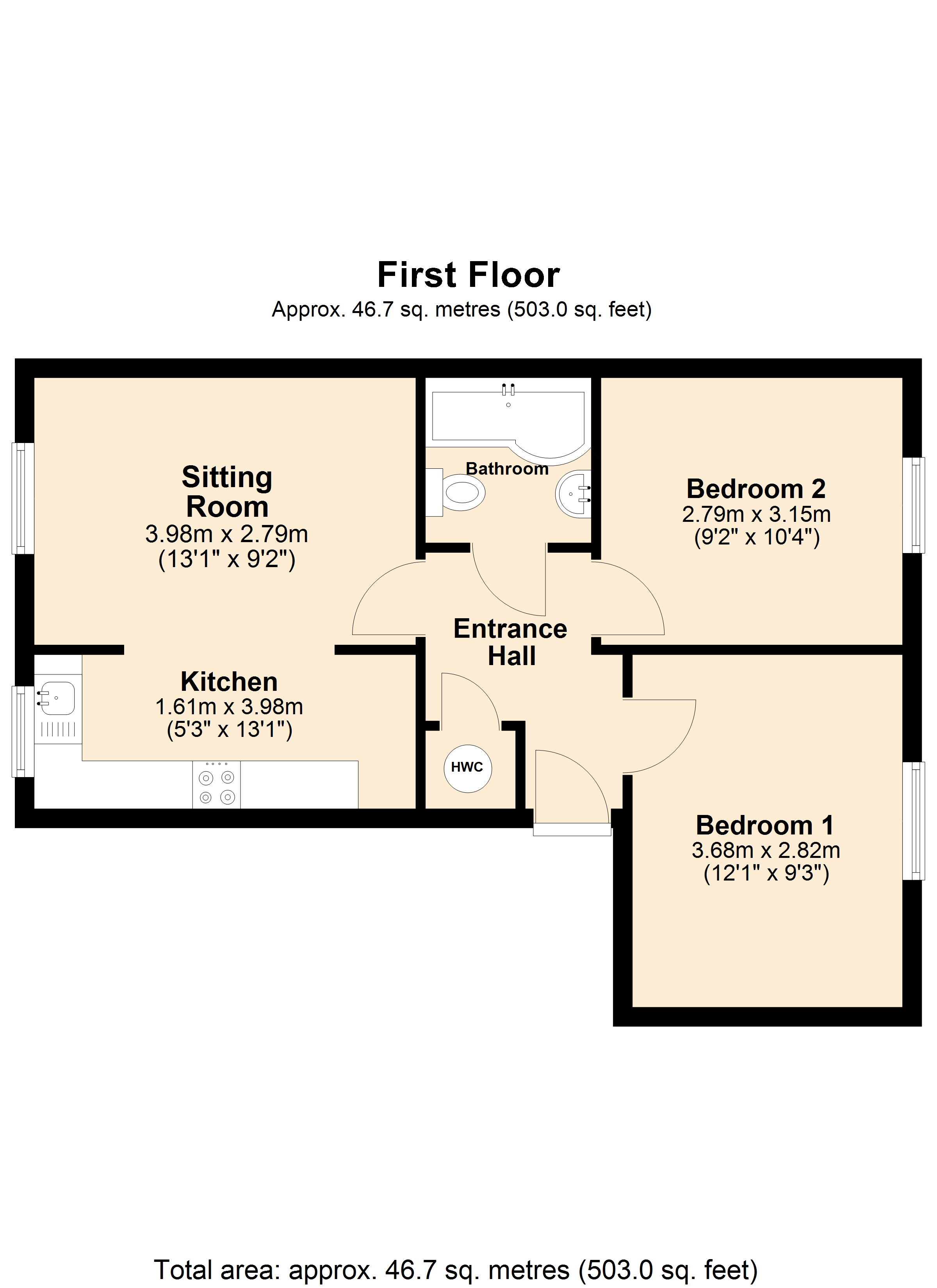 11 Holly Court, Pines Close, Somerset floorplan
