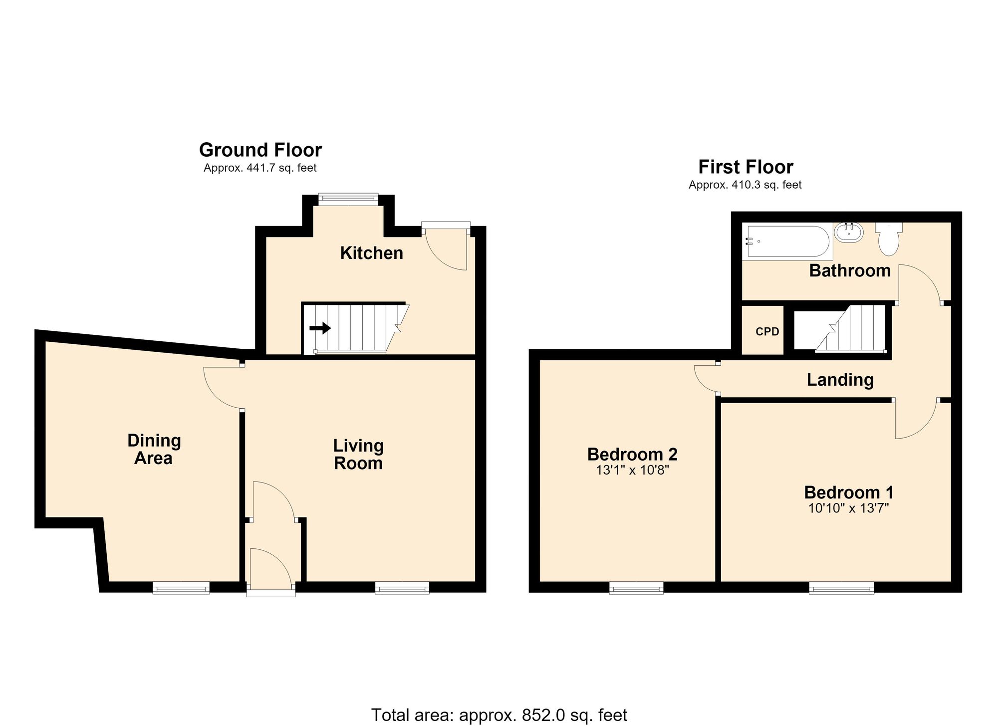 4 Hollins Grove Street, Darwen floorplan