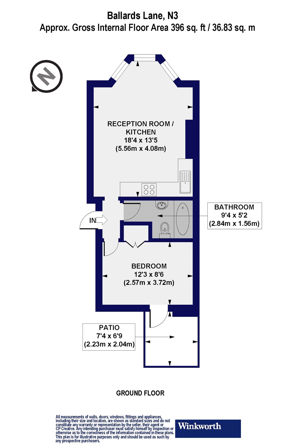 1 Bedrooms Flat for sale in Ballards Lane, Finchley, London N3