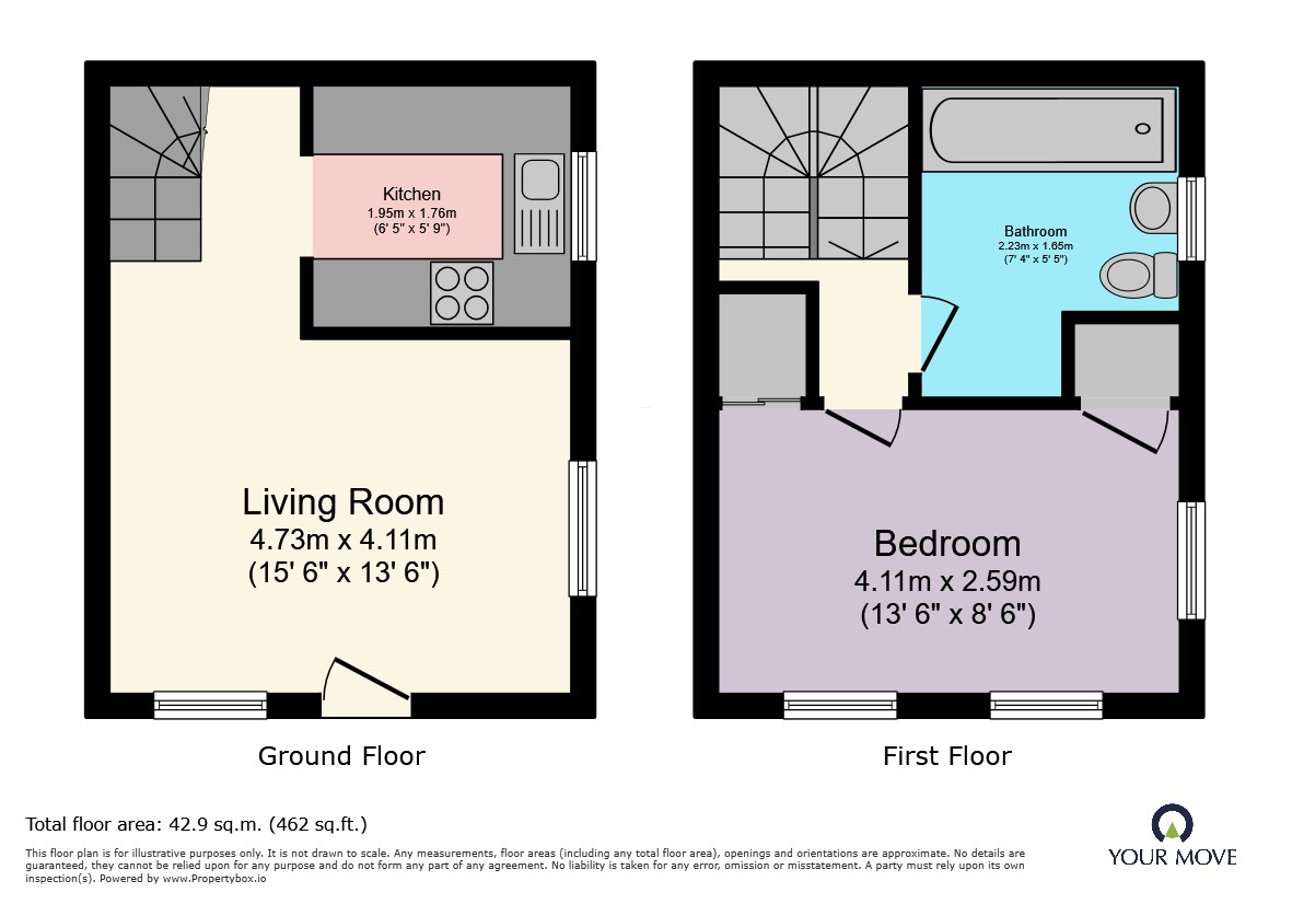 15, The Silver Birches, Bedford floorplan