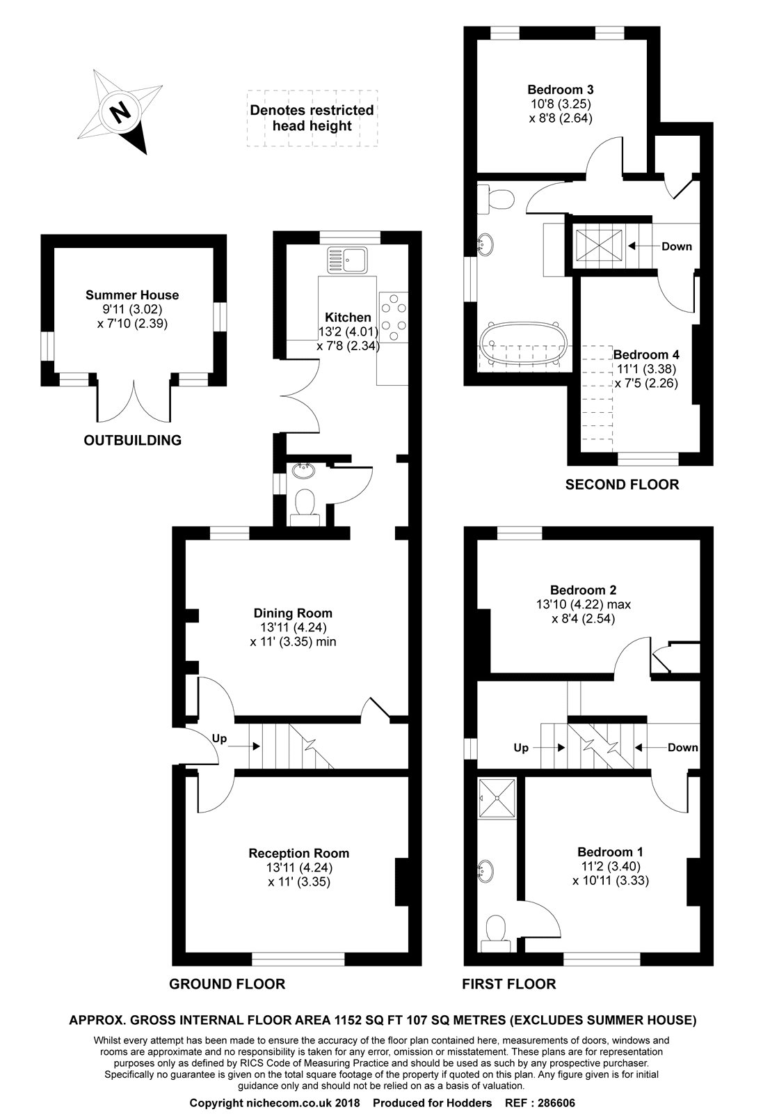 4 bed semidetached house for sale in Abbey Road, Chertsey, Surrey KT16